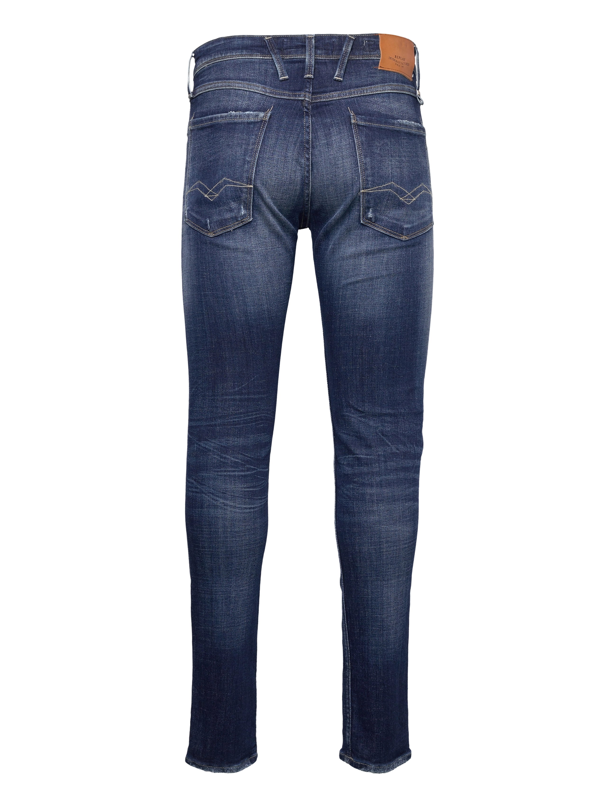 Replay - ANBASS Trousers SLIM AGED - blue - 1