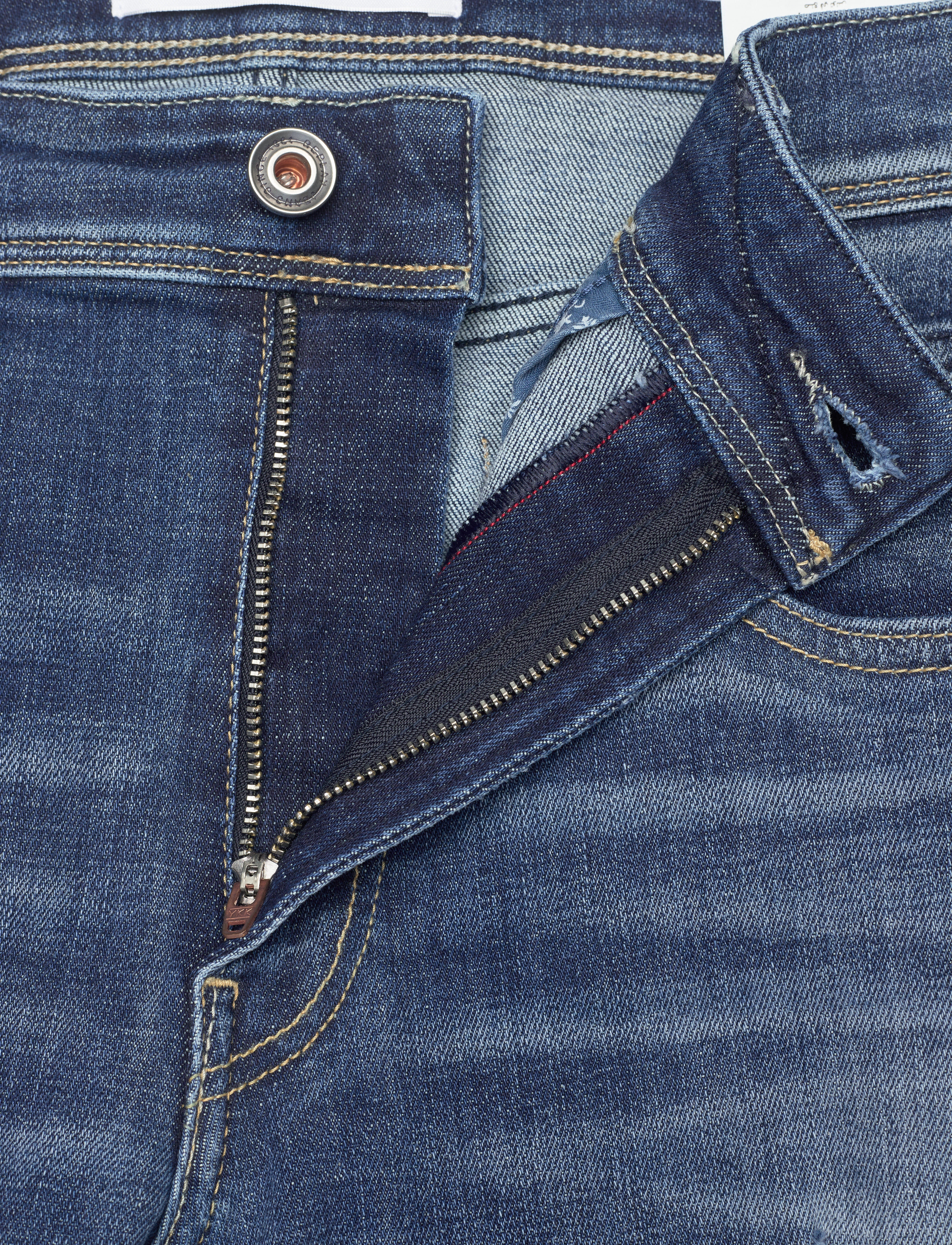 Replay - ANBASS Trousers SLIM AGED - medium blue - 4