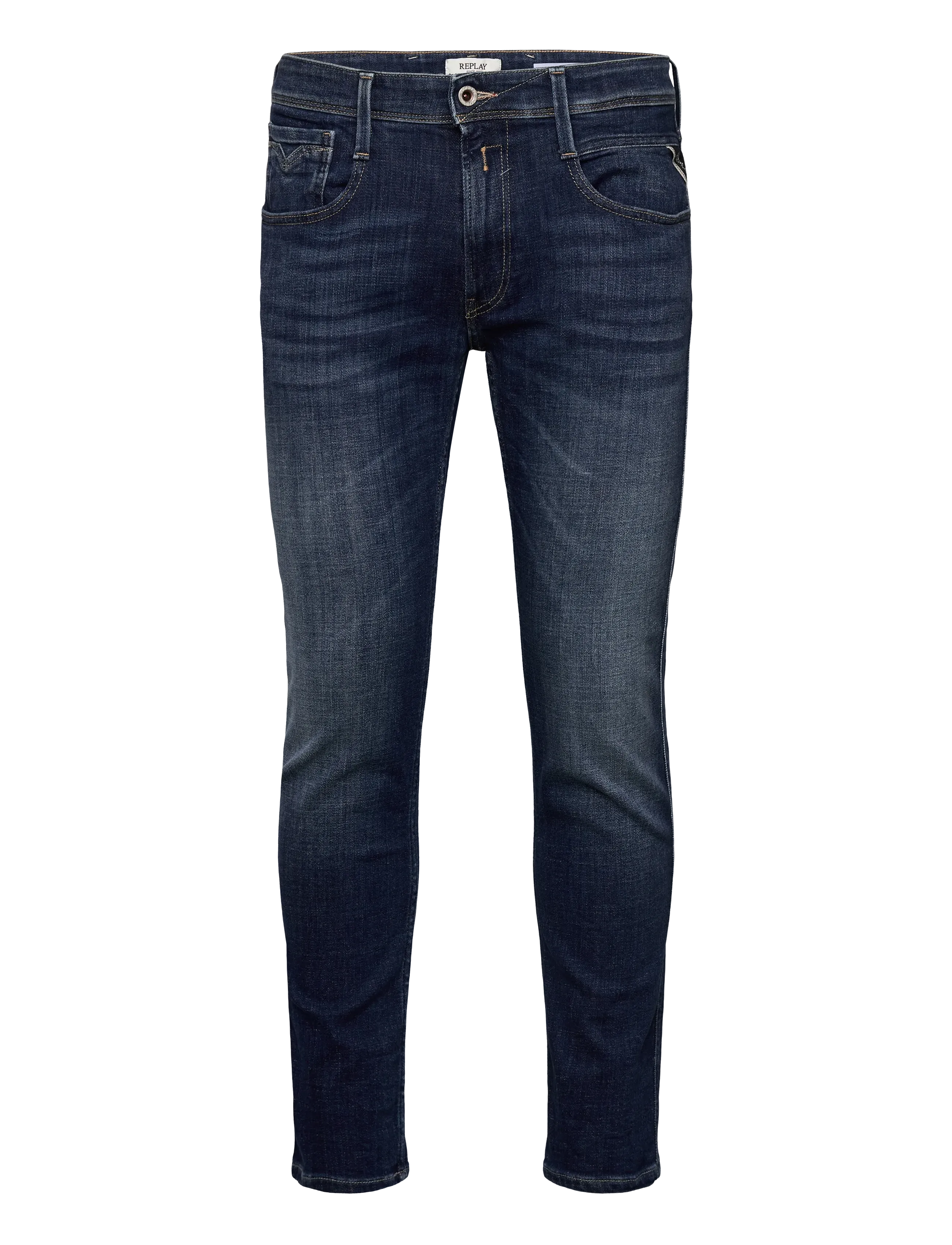 Replay ANBASS Trousers SLIM AGED,Sustainable - Neuheiten - BLUE / navy