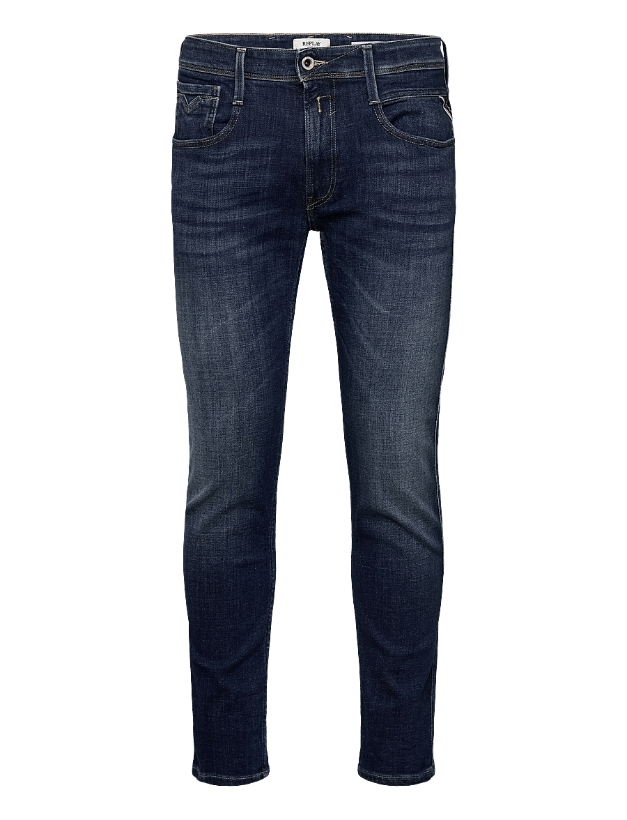 Replay - ANBASS Trousers SLIM AGED,Sustainable - slim fit jeans - blue - 0