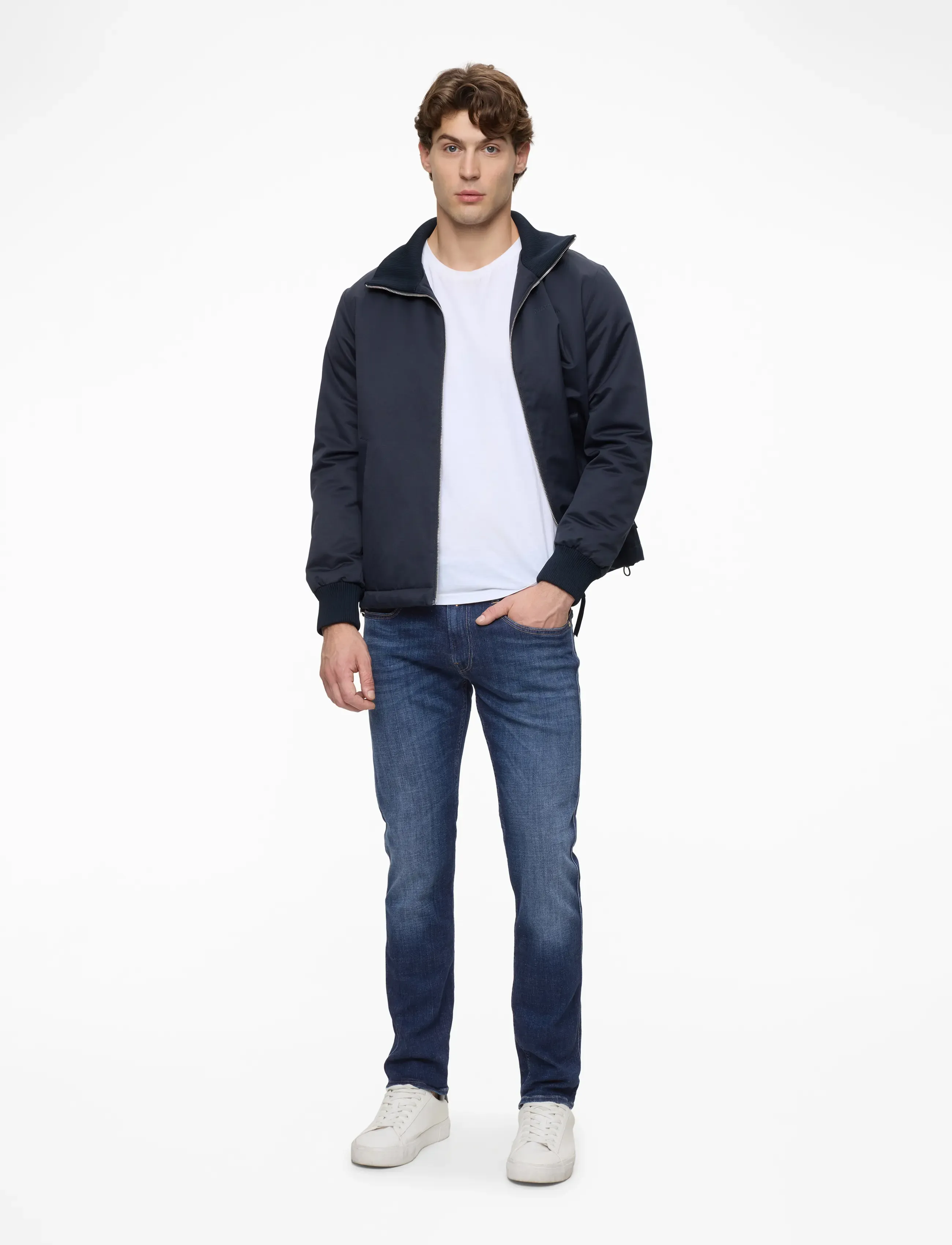 Replay - ANBASS Trousers SLIM AGED,Sustainable - slim fit jeans - blue - 2