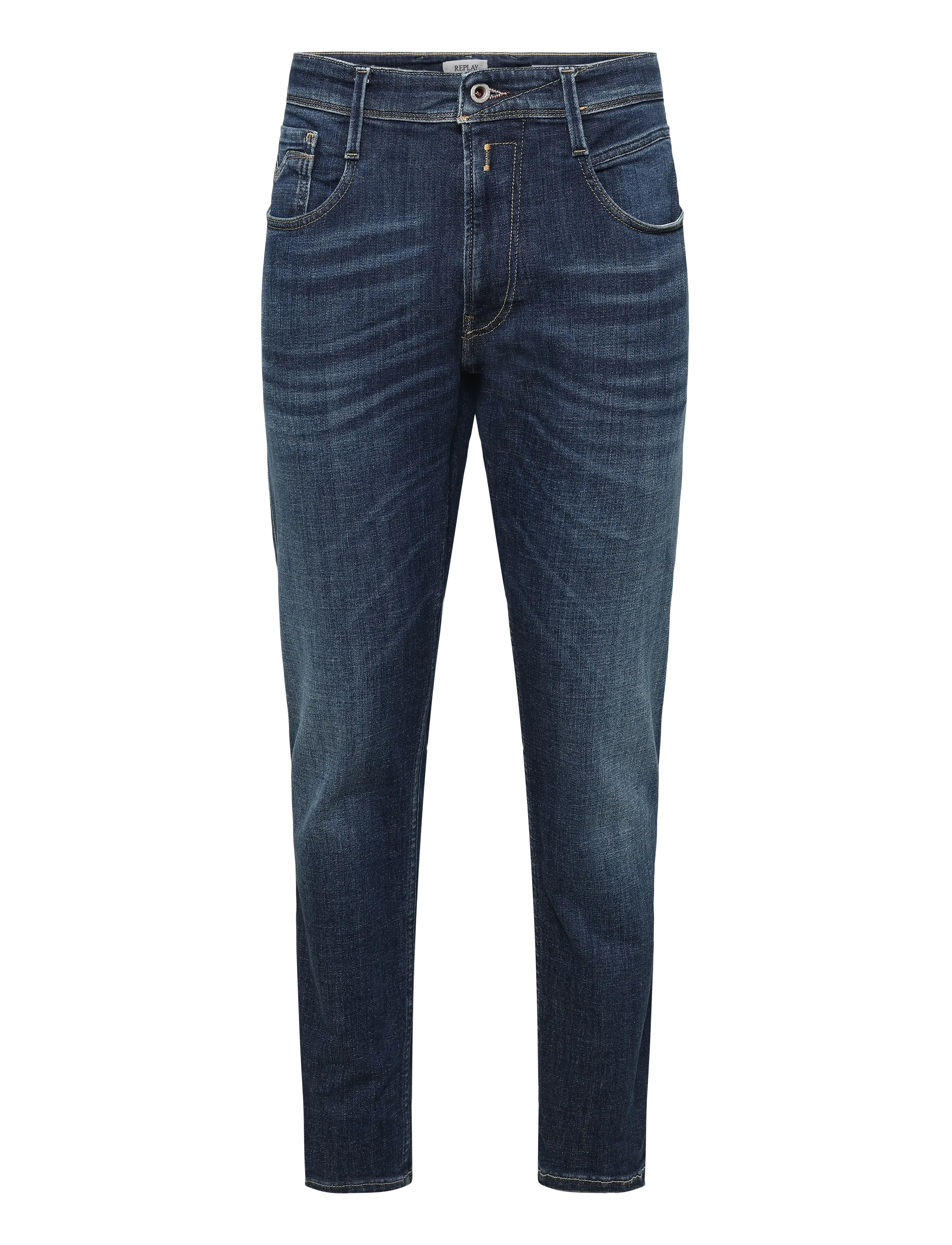 Replay - ANBASS Trousers SLIM AGED,Sustainable - slim fit jeans - dark blue - 1