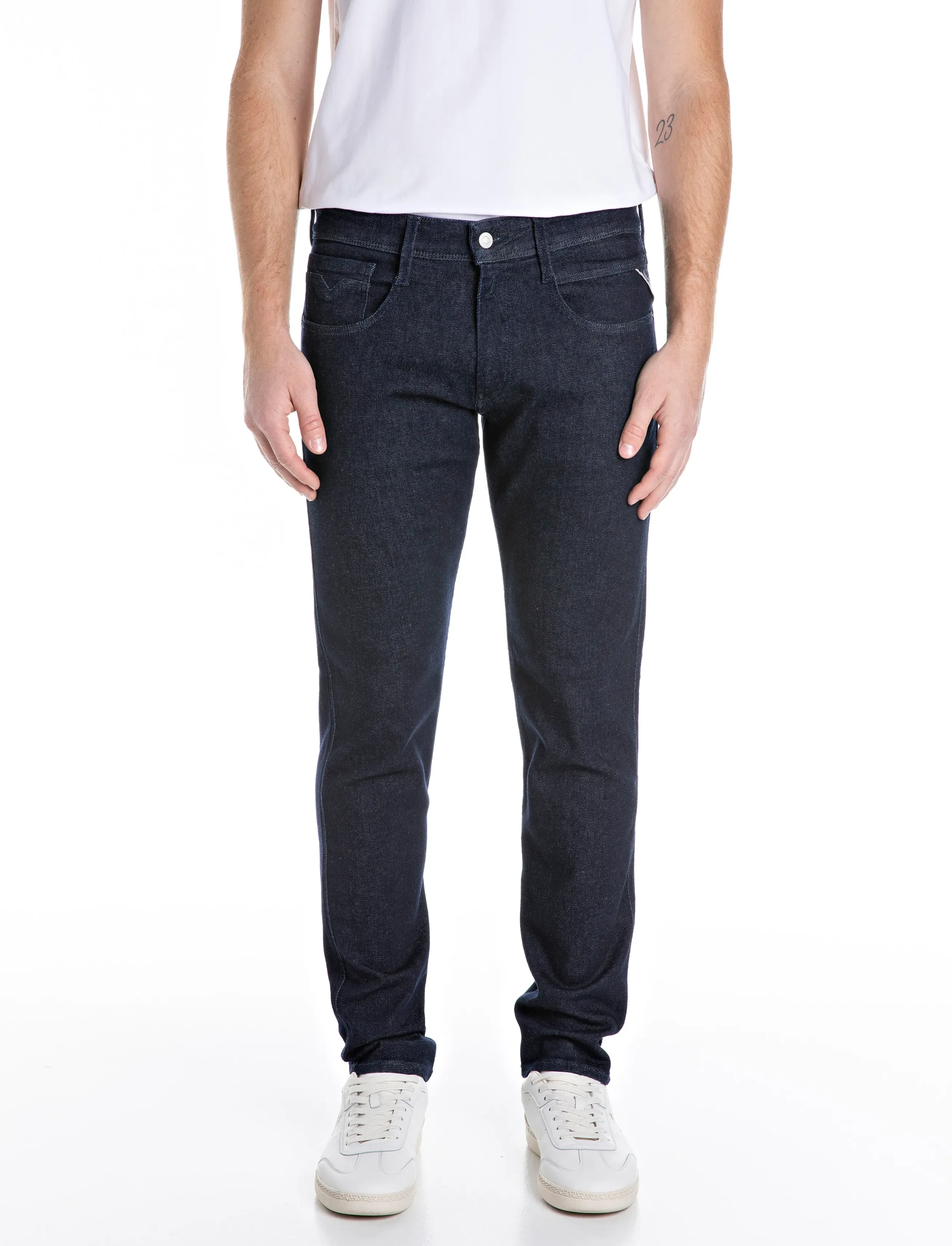 Replay ANBASS SLIM C-Stretch  DENIM Trousers - Jeans - BLUE / blue