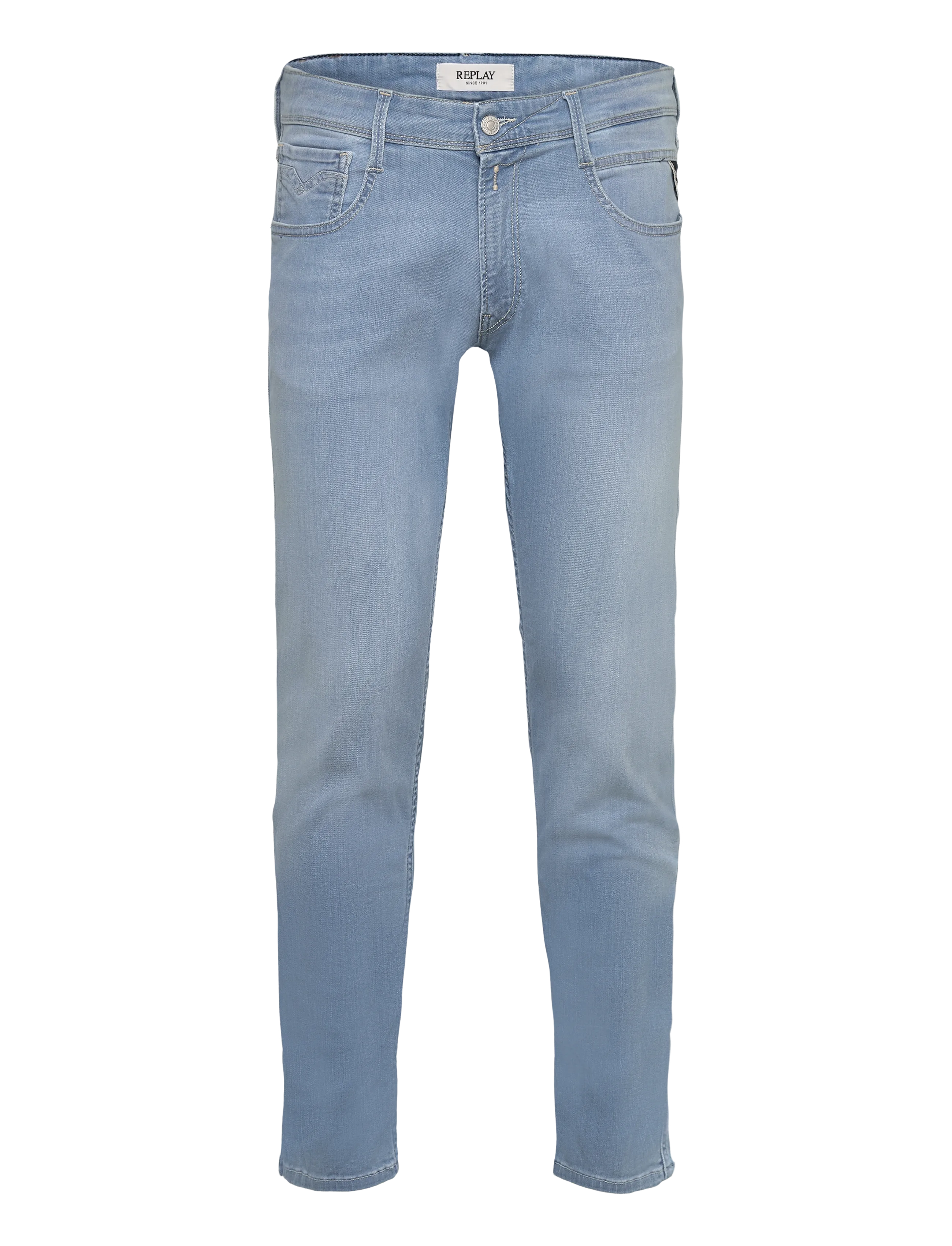 Replay ANBASS Trousers SLIM 99 Denim - Neuheiten - BLUE / blue