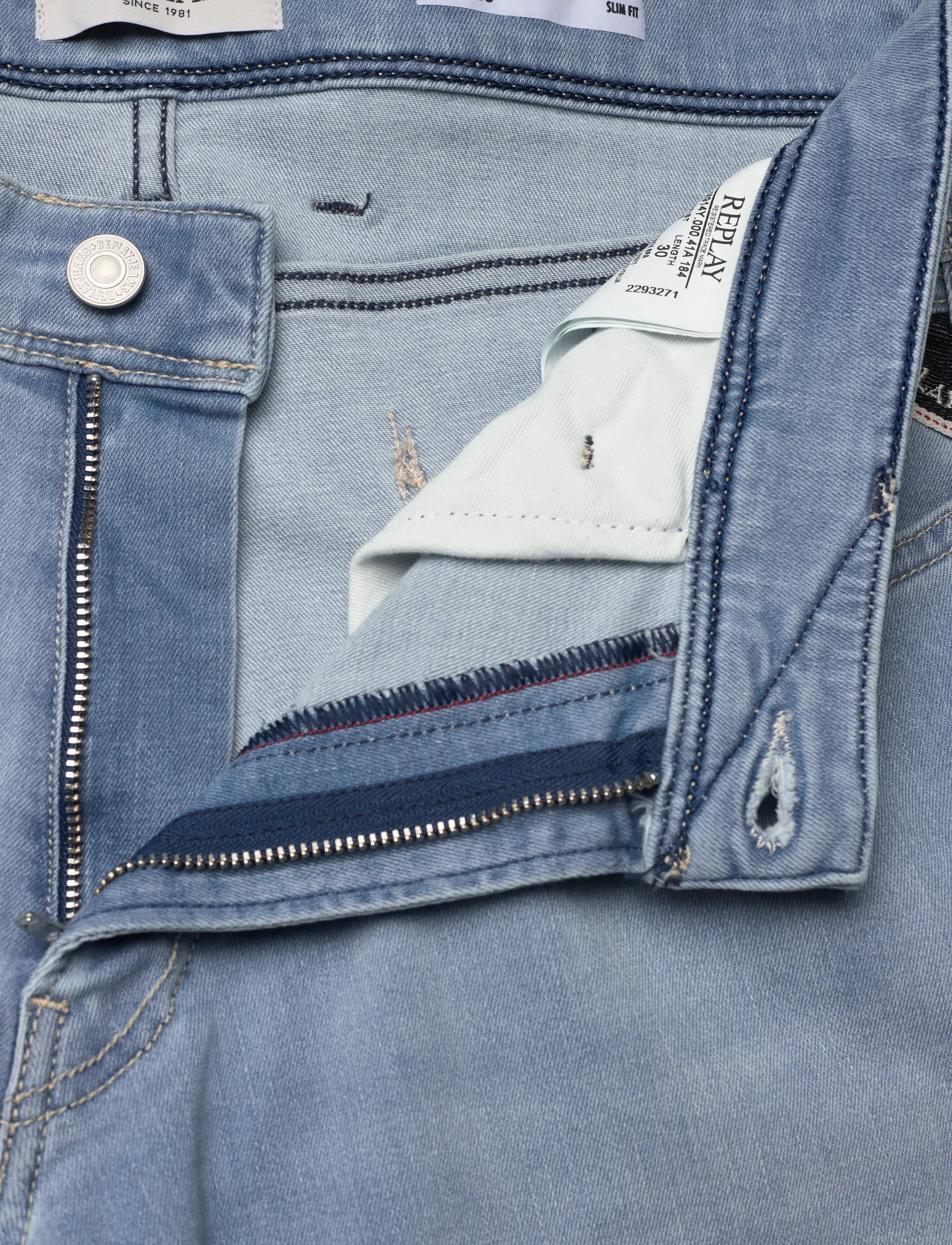 Replay - ANBASS Trousers SLIM 99 Denim - slim jeans - blue - 4