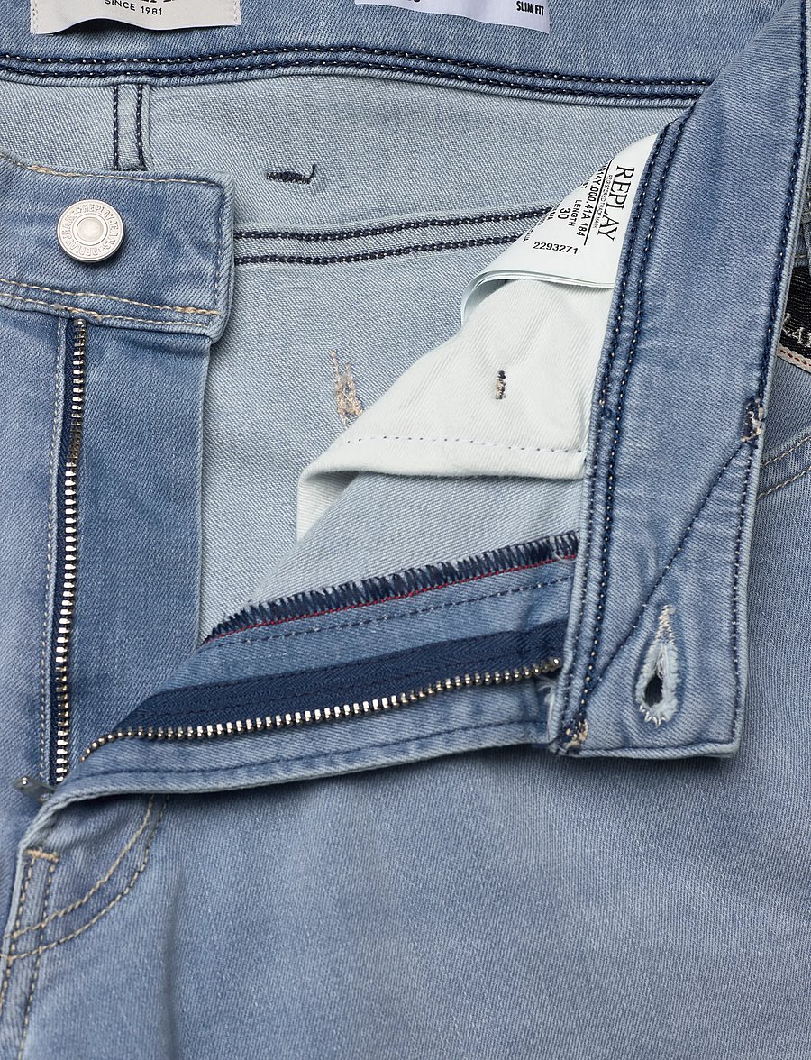 Replay - ANBASS Trousers SLIM 99 Denim - slim jeans - blue - 4