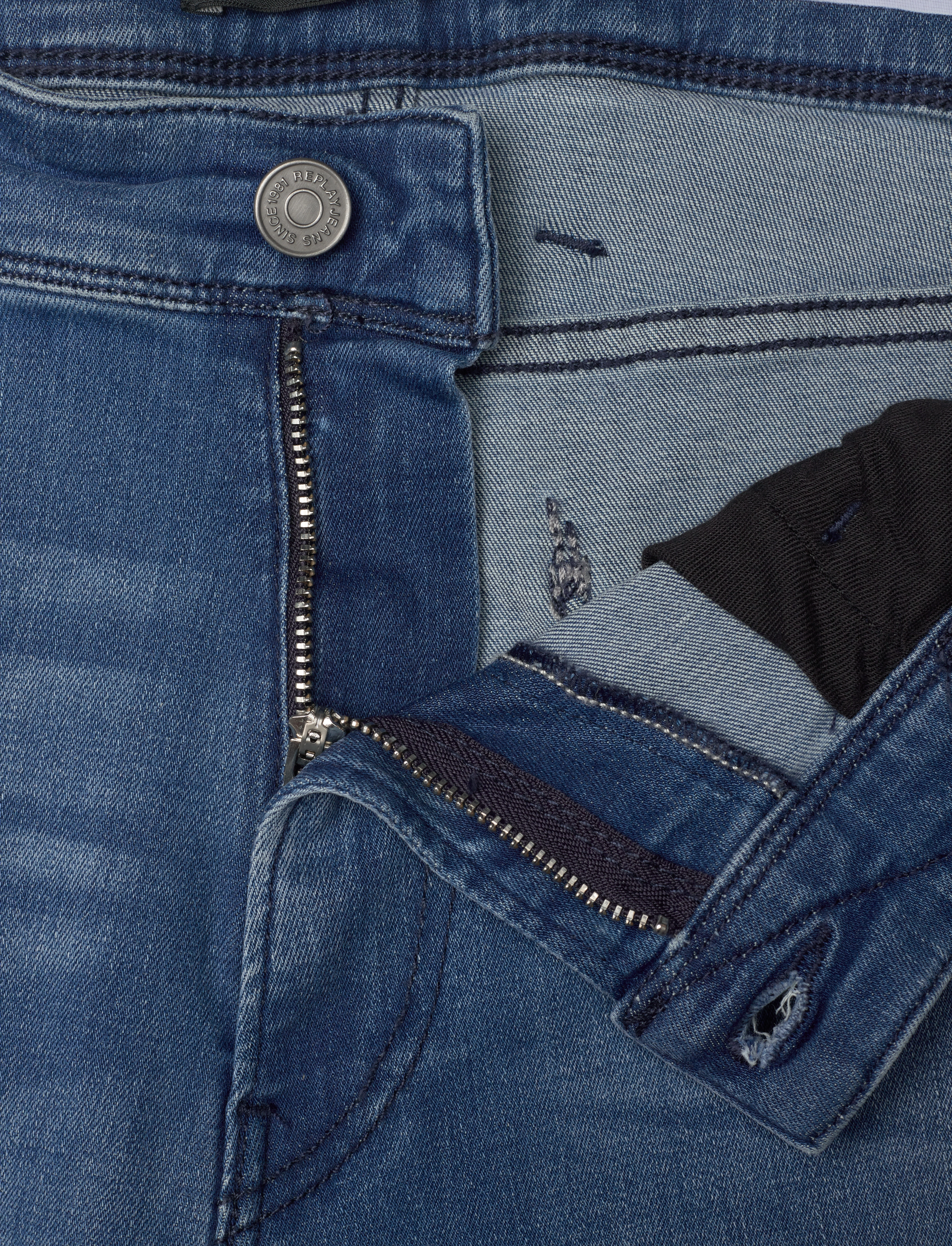 Replay - ANBASS Trousers SLIM 99 Denim - medium blue - 3