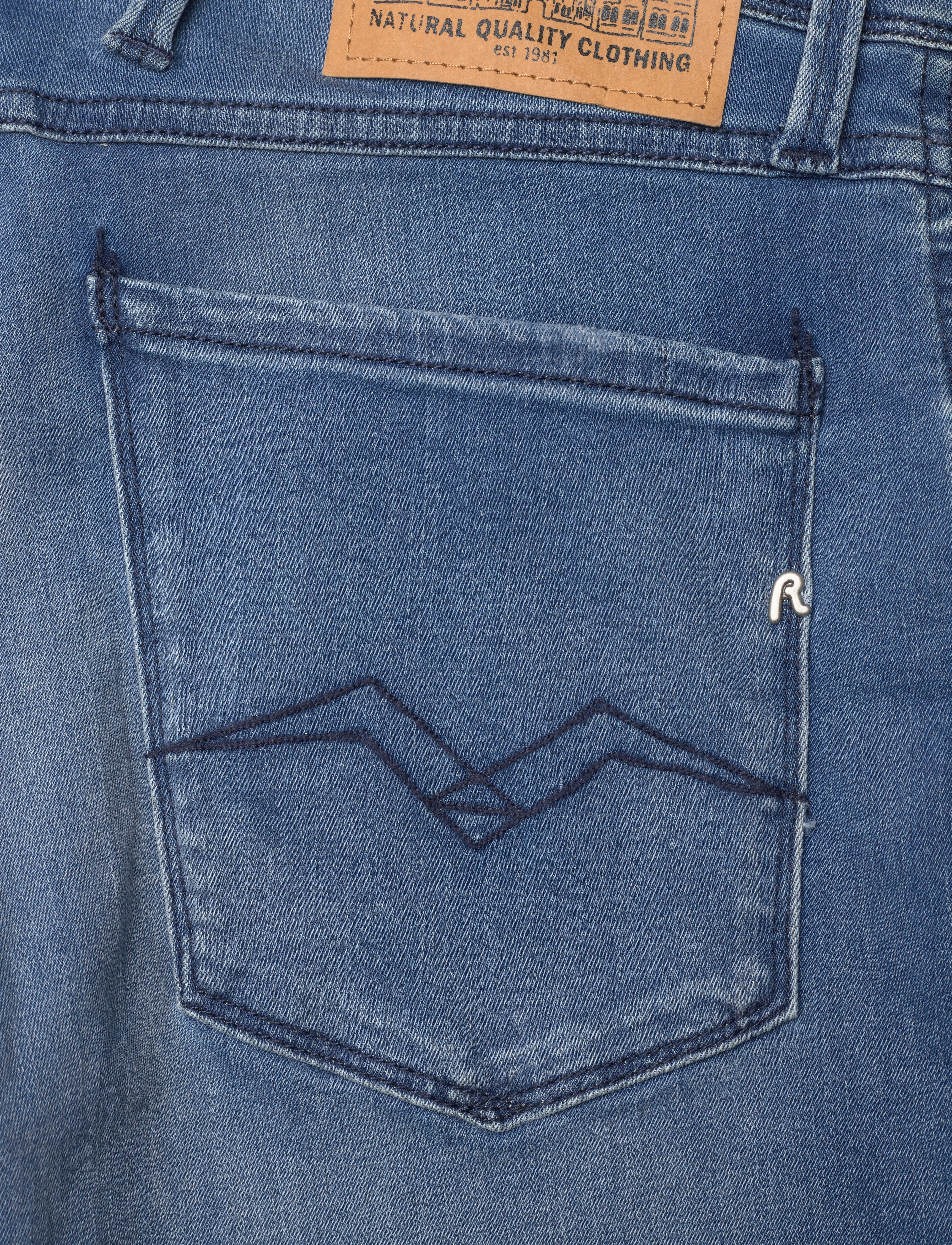 Replay - ANBASS Trousers SLIM 99 Denim - medium blue - 4