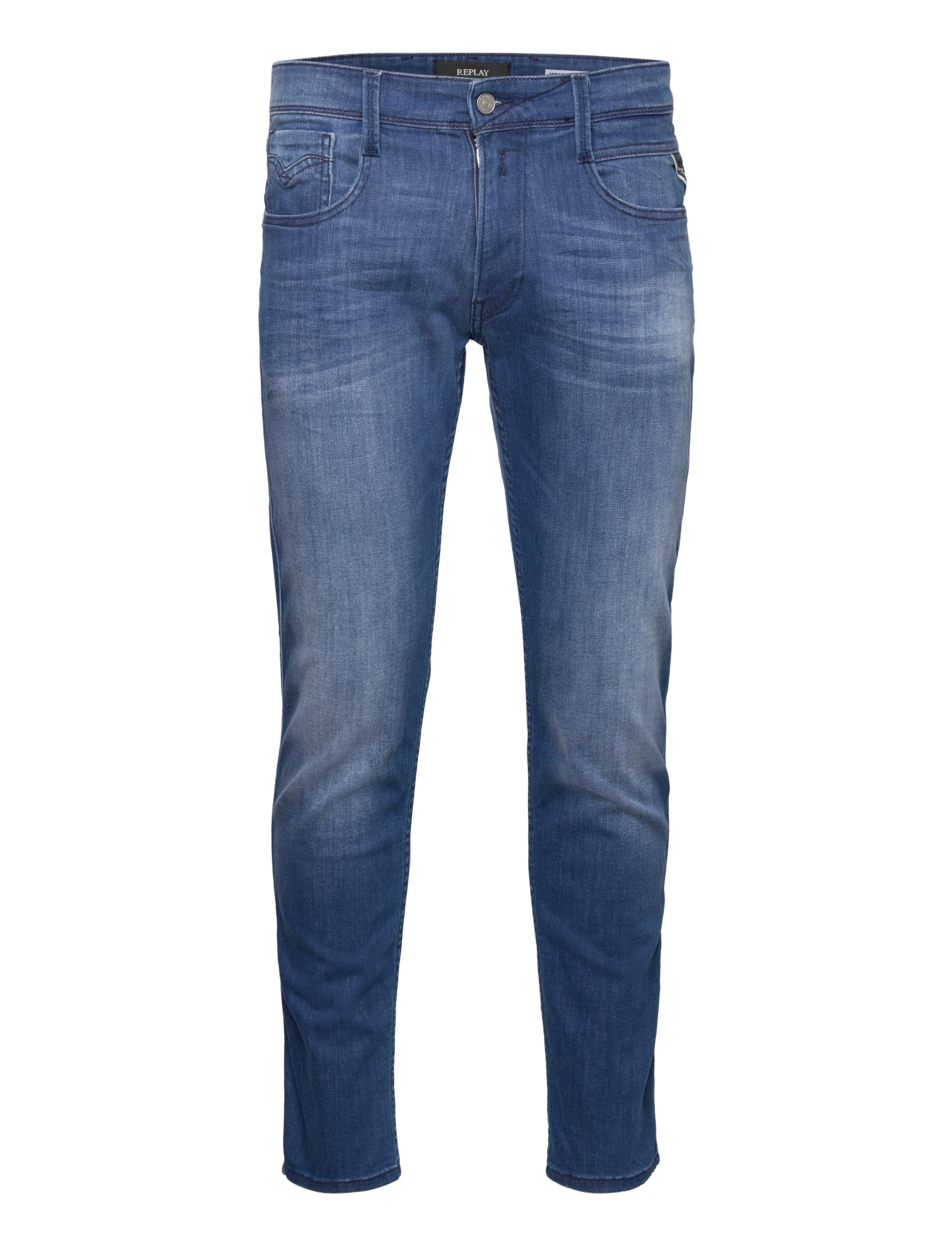 Replay - ANBASS Trousers SLIM 99 Denim - blue - 1