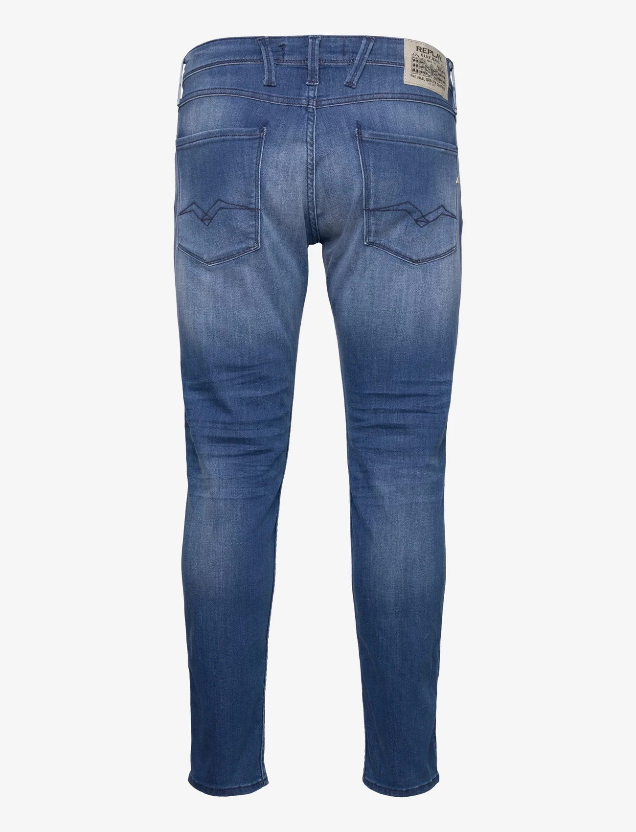 Replay - ANBASS Trousers SLIM 99 Denim - kitsad teksad - blue - 1