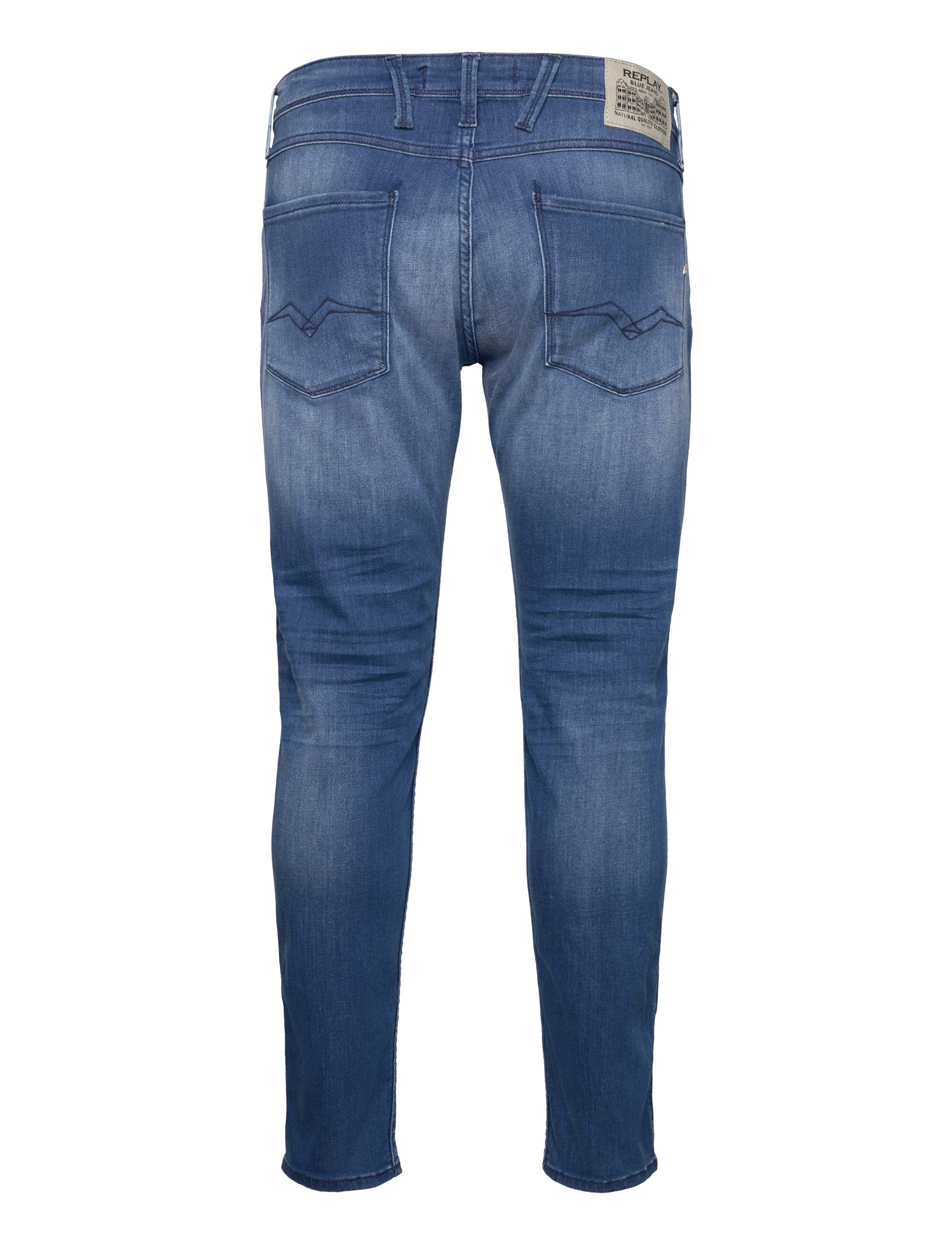Replay - ANBASS Trousers SLIM 99 Denim - blue - 2