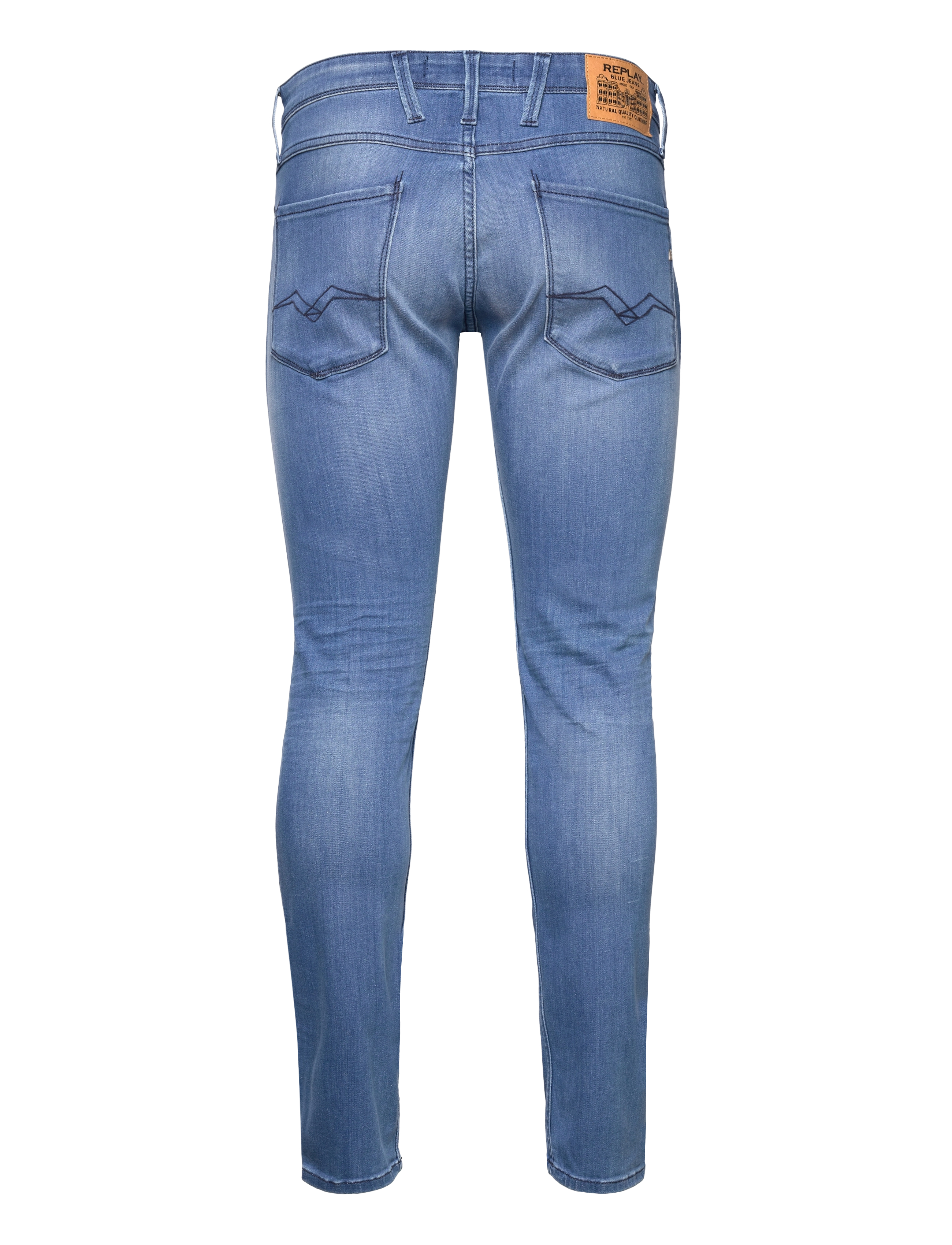 Replay - ANBASS Trousers SLIM 99 Denim - blue - 1