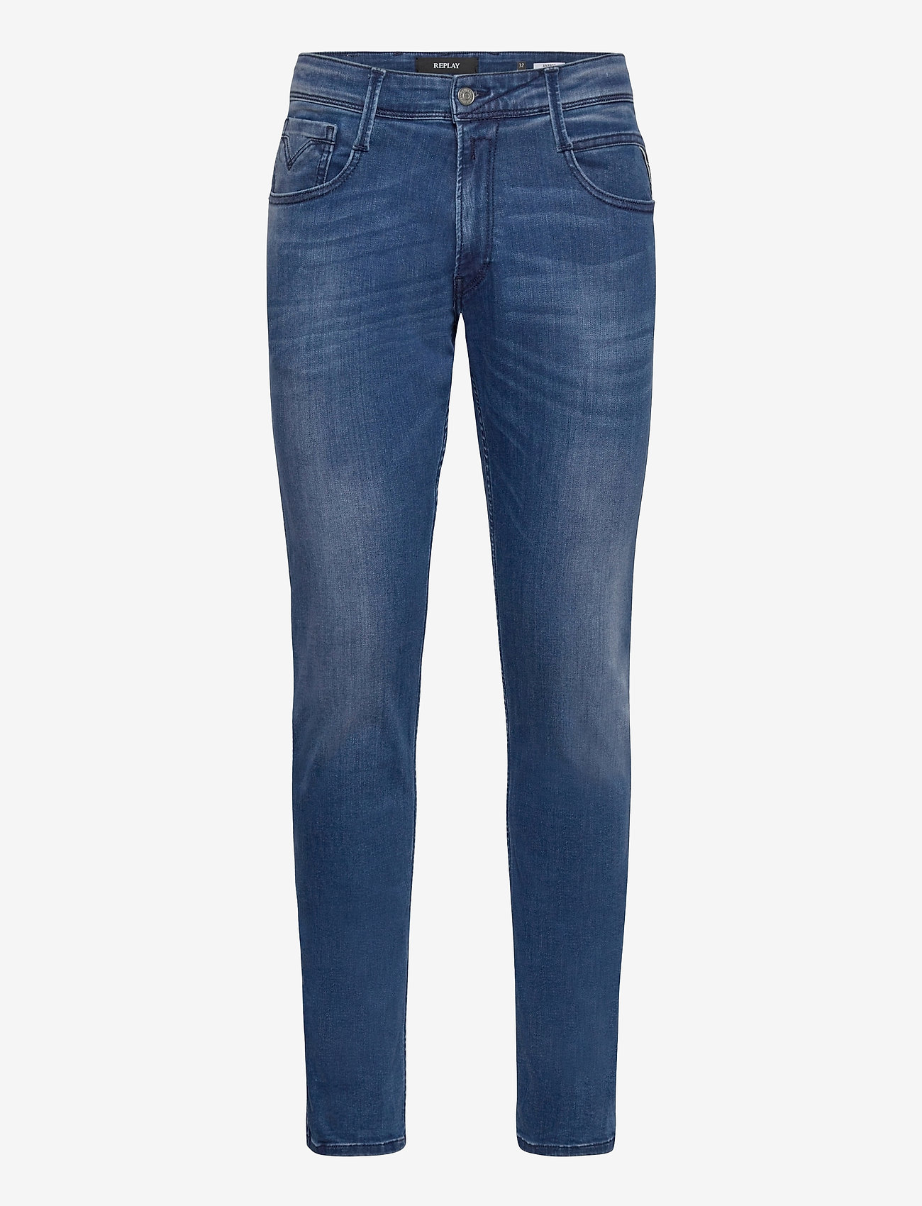 Replay - ANBASS Trousers SLIM 99 Denim - medium blue - 0