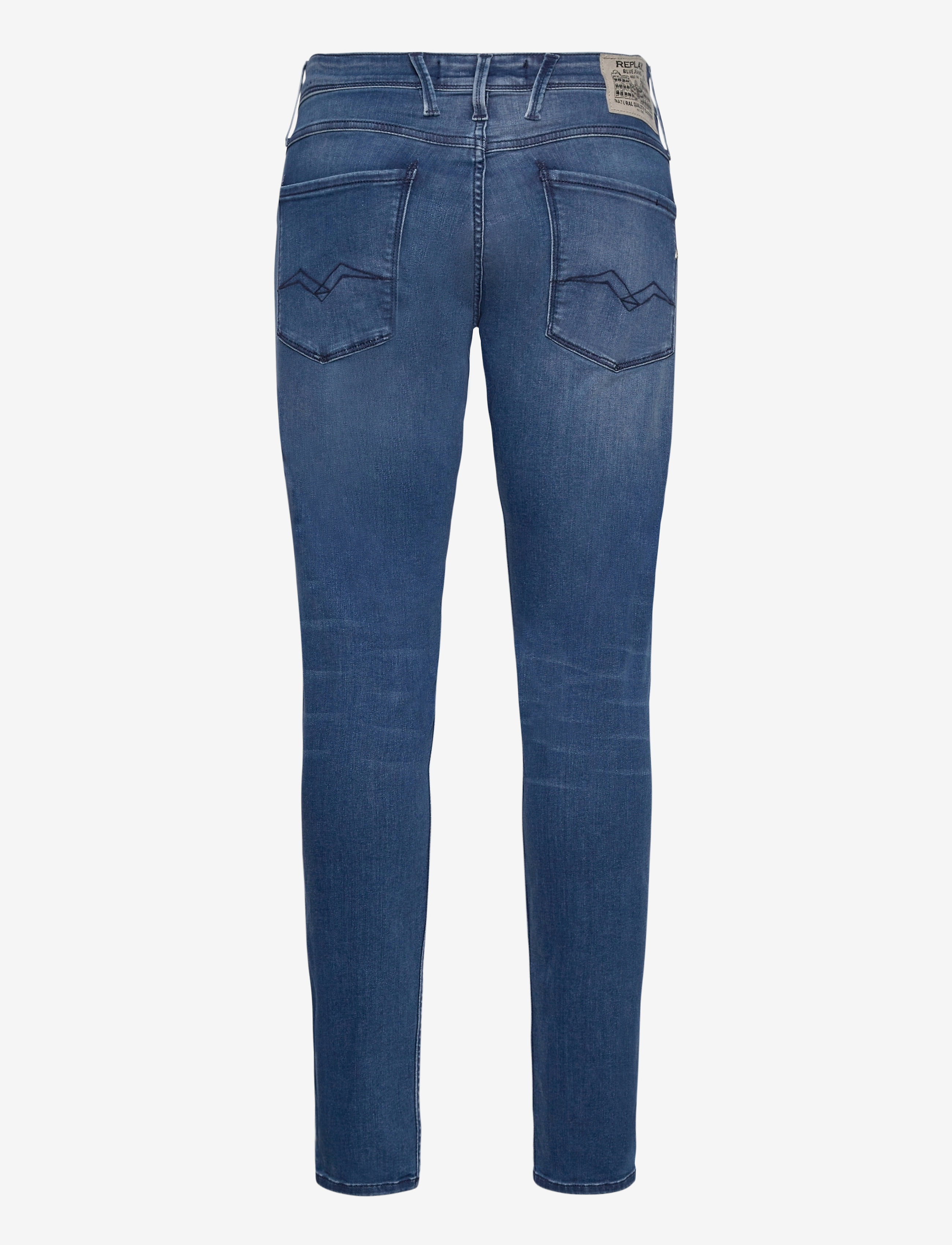 Replay - ANBASS Trousers SLIM 99 Denim - medium blue - 1