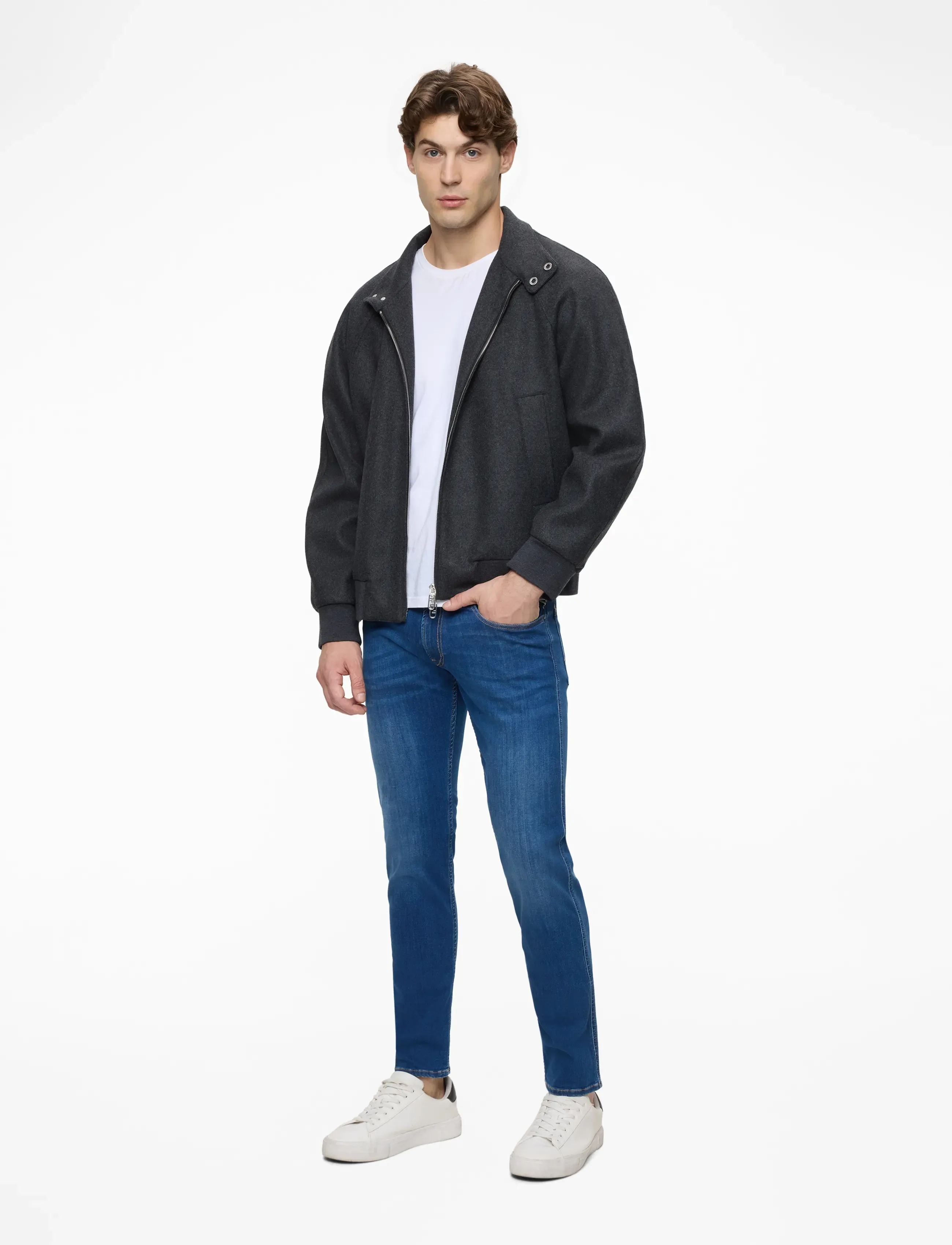 Replay - ANBASS Trousers SLIM 99 Denim - slim fit jeans - blue - 2