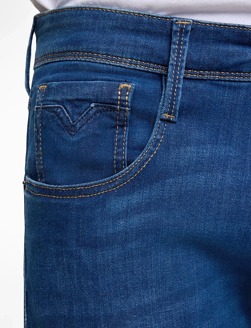 Replay - ANBASS Trousers SLIM 99 Denim - kitsad teksad - blue - 5