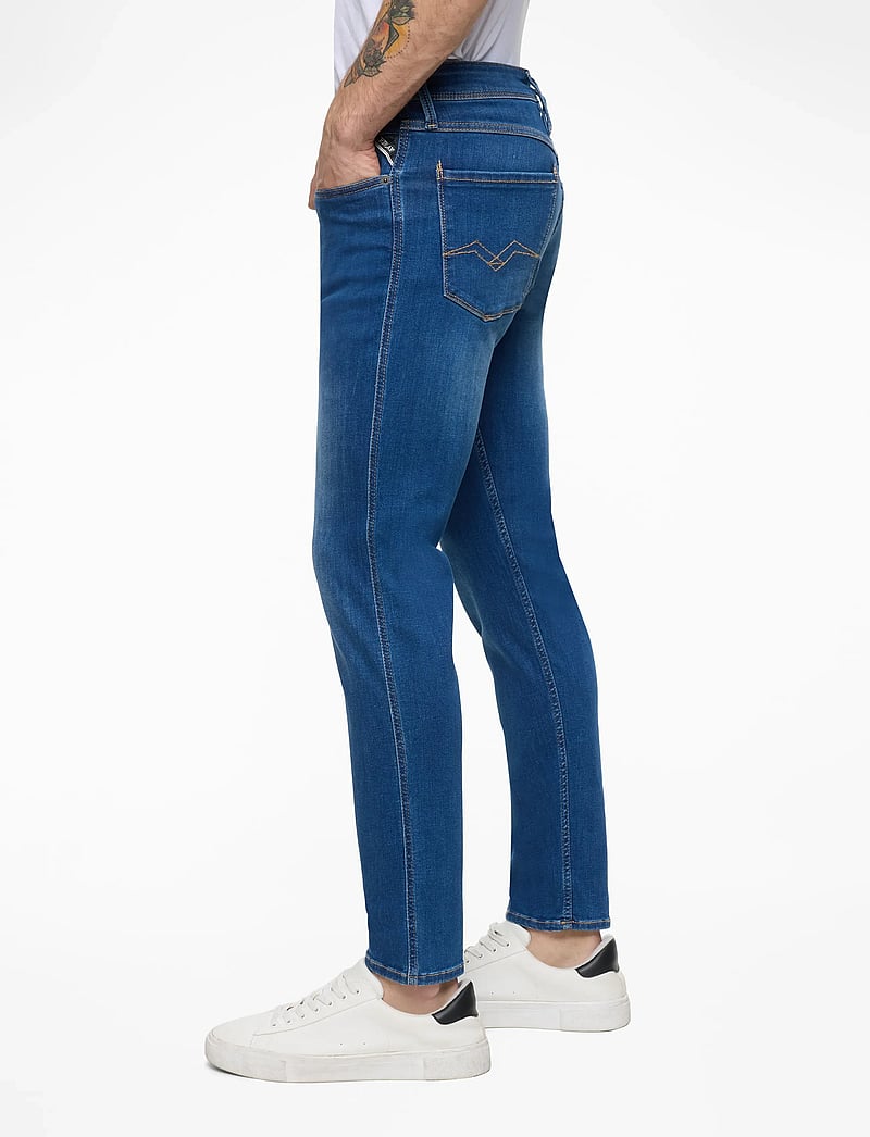 Replay - ANBASS Trousers SLIM 99 Denim - slim jeans - dark blue - 3