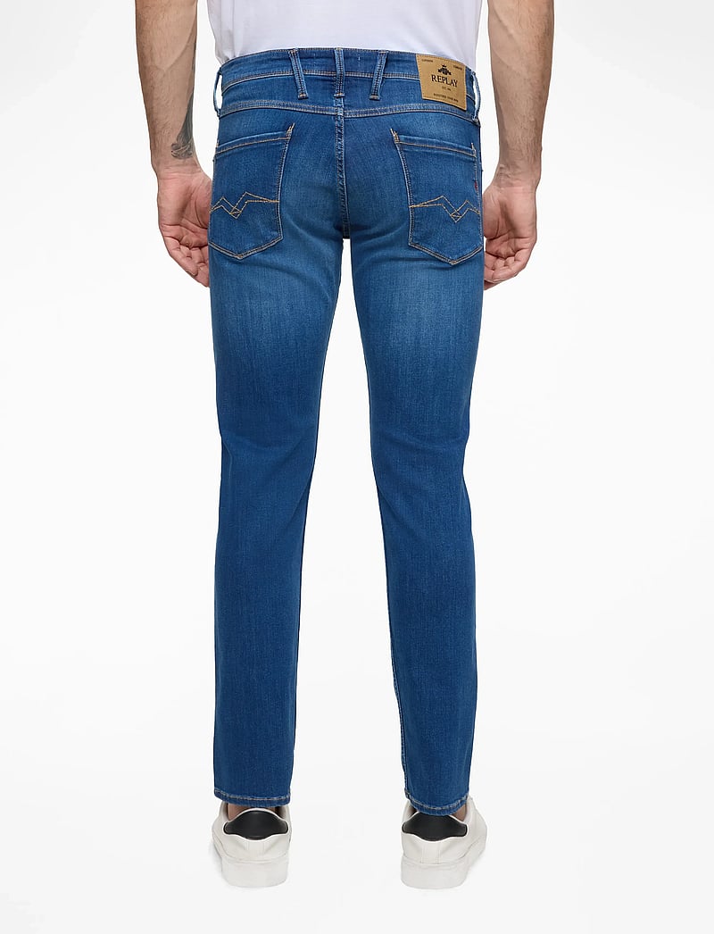 Replay - ANBASS Trousers SLIM 99 Denim - slim jeans - dark blue - 4
