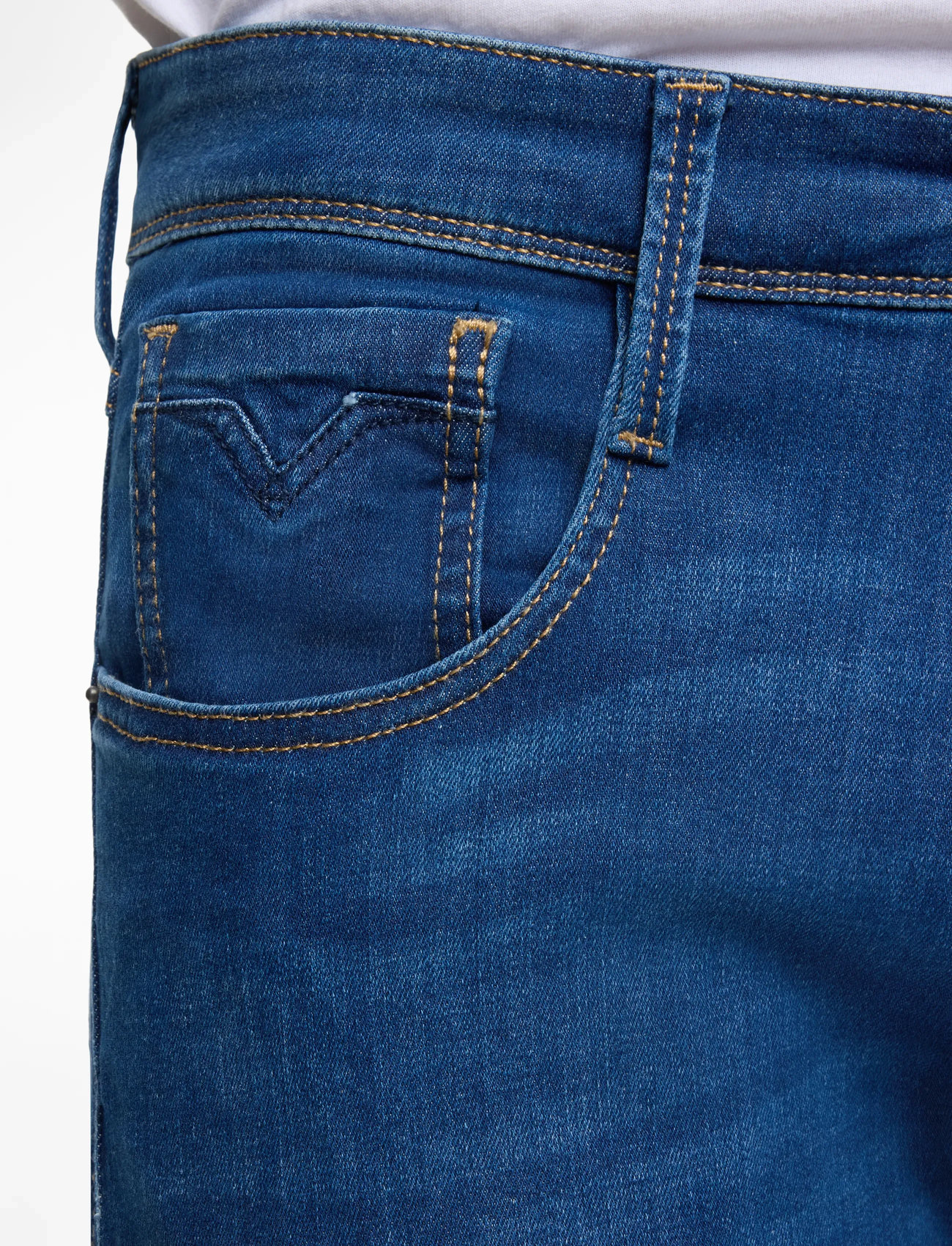 Replay - ANBASS Trousers SLIM 99 Denim - slim jeans - dark blue - 5