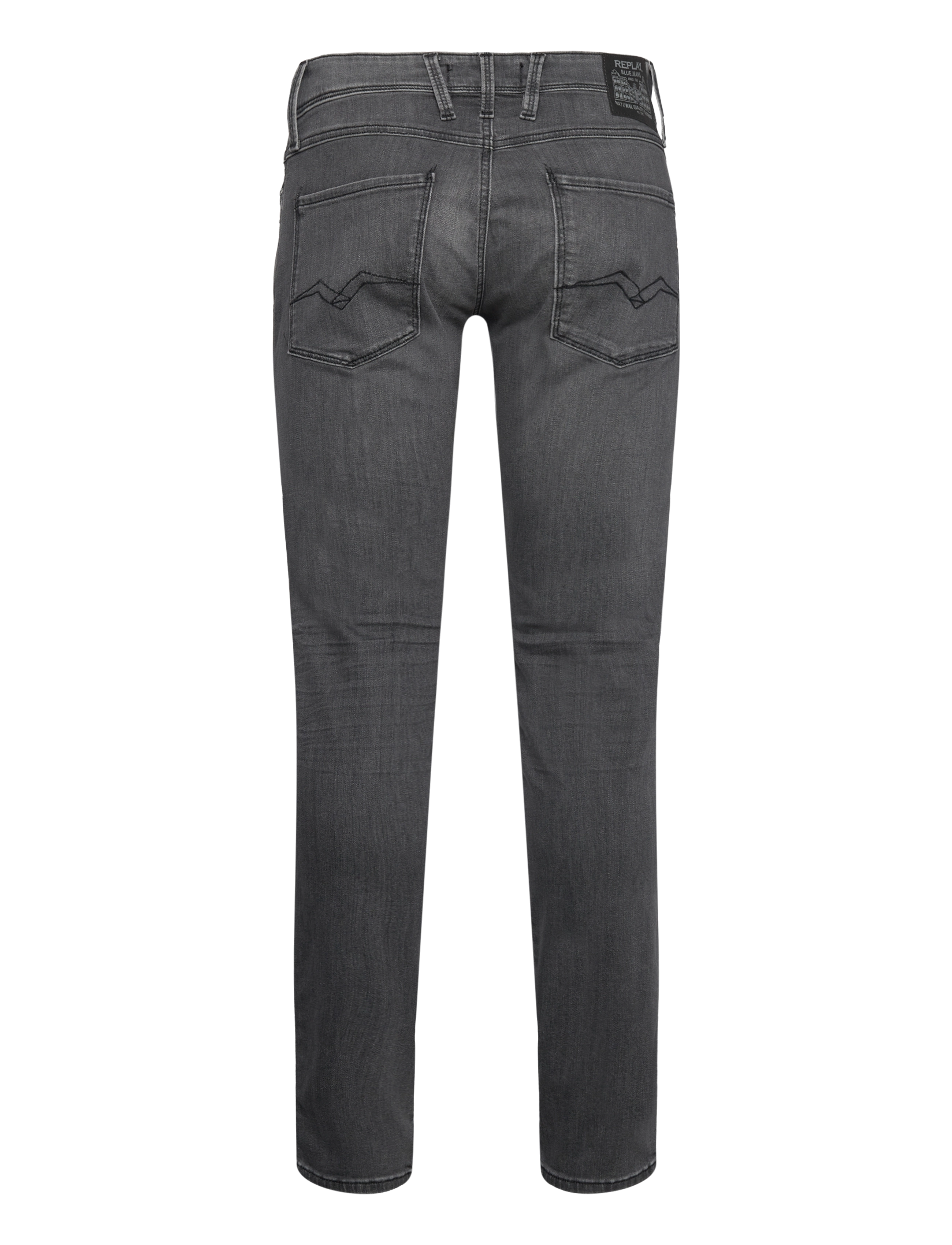 Replay - ANBASS Trousers SLIM 99 Denim - grey - 1