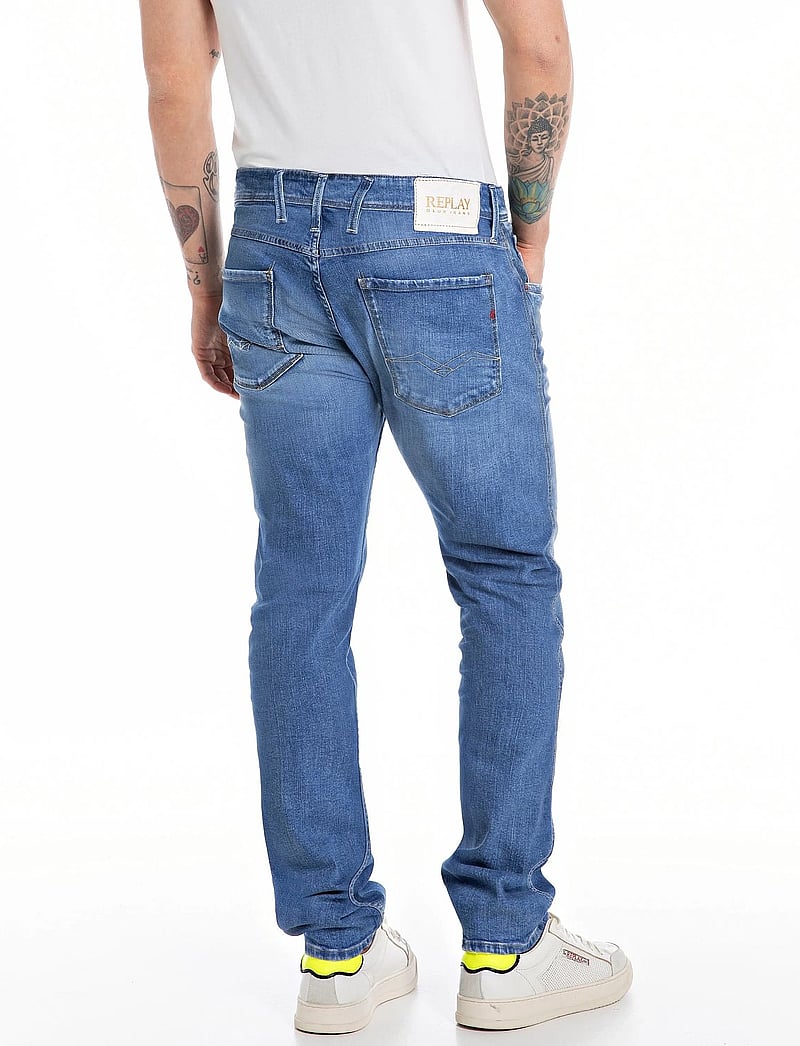 Replay - ANBASS Trousers SLIM 573 ECO PLUS - slim fit jeans - blue - 2