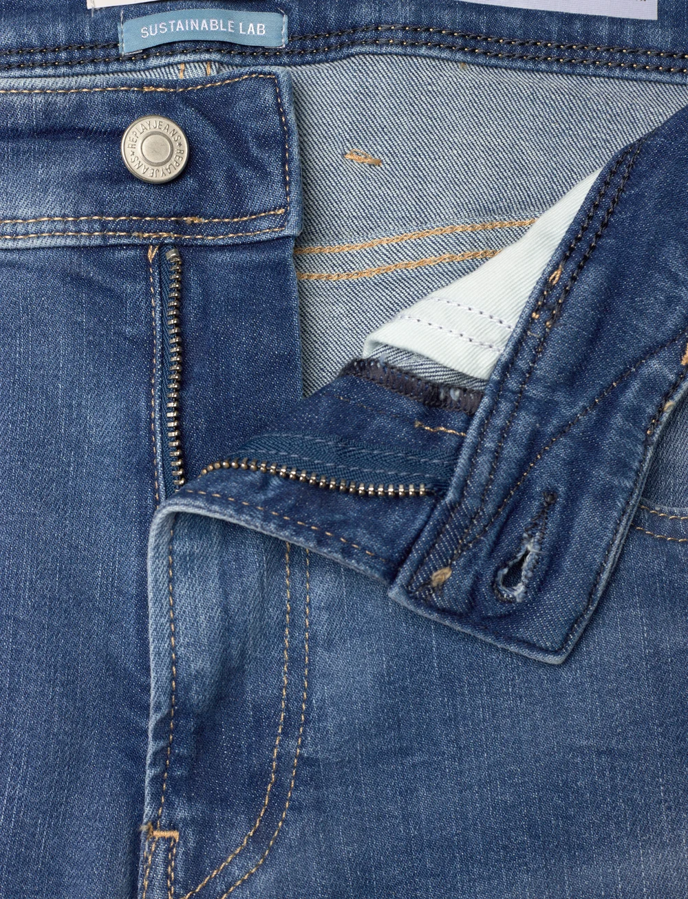 Replay - ANBASS Trousers SLIM 573 ECO PLUS - slim fit jeans - blue - 3