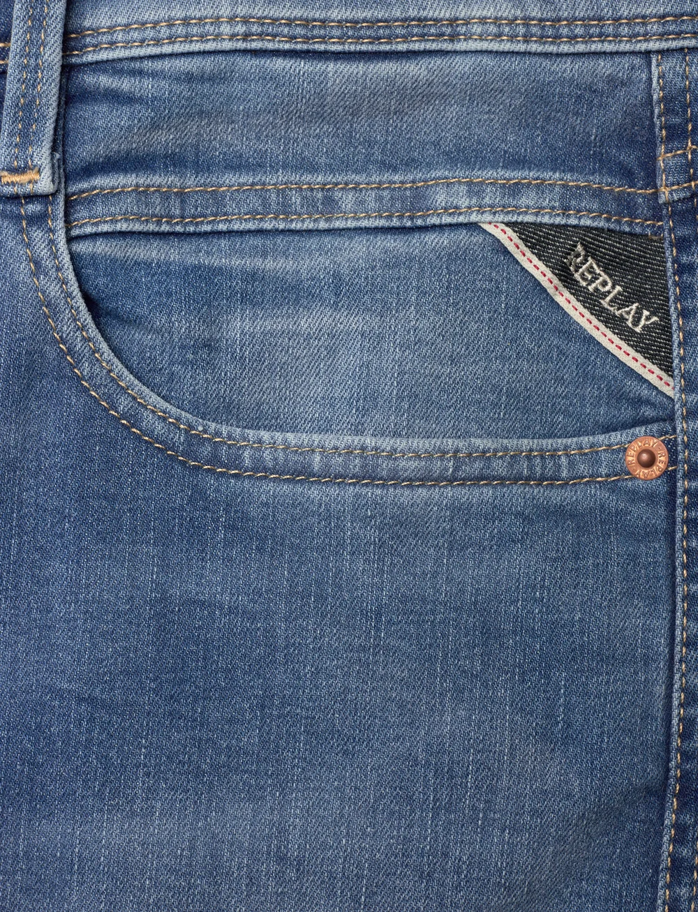 Replay - ANBASS Trousers SLIM 573 ECO PLUS - slim fit jeans - blue - 4