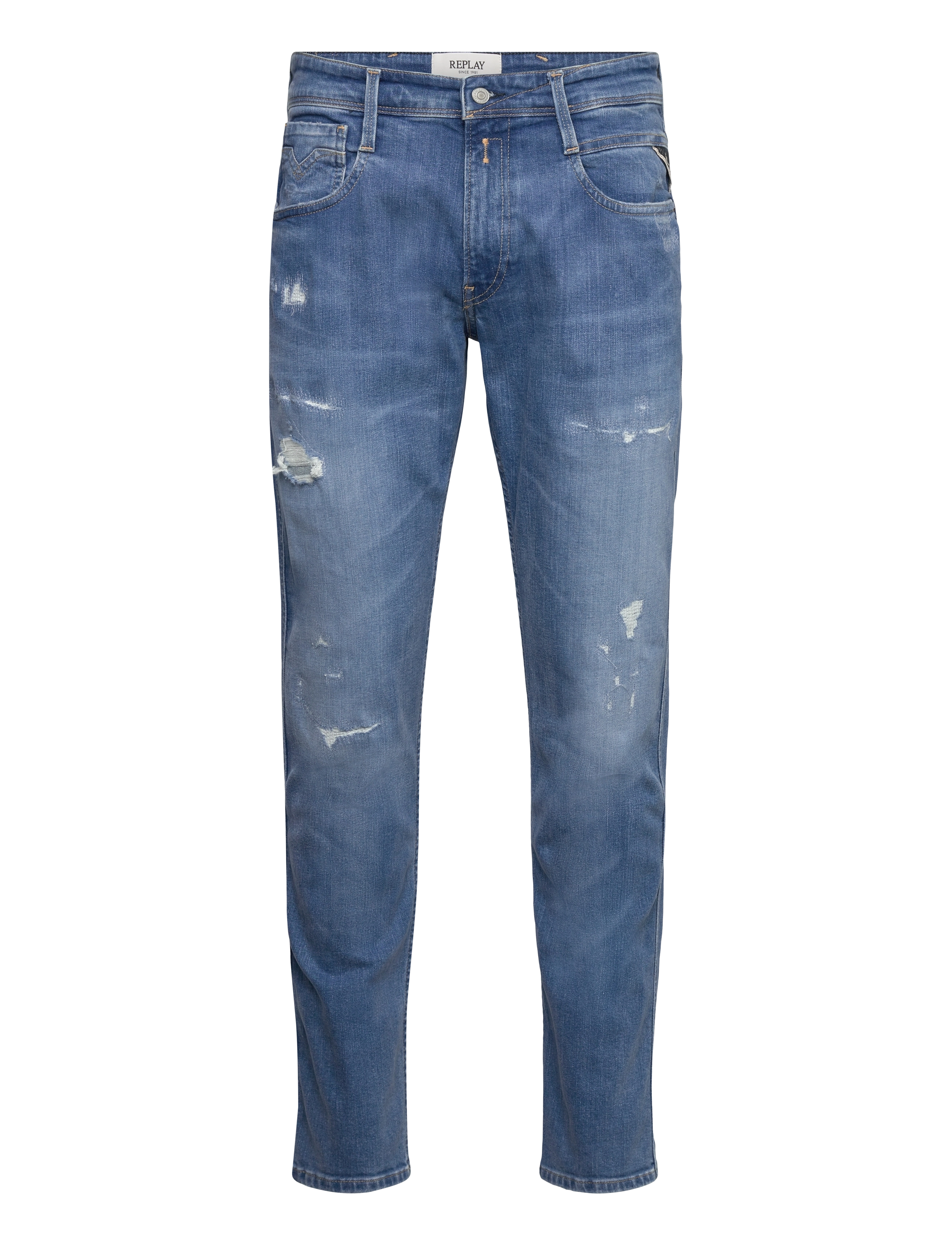 Replay - ANBASS Trousers SLIM 573 ECO PLUS - blue - 0