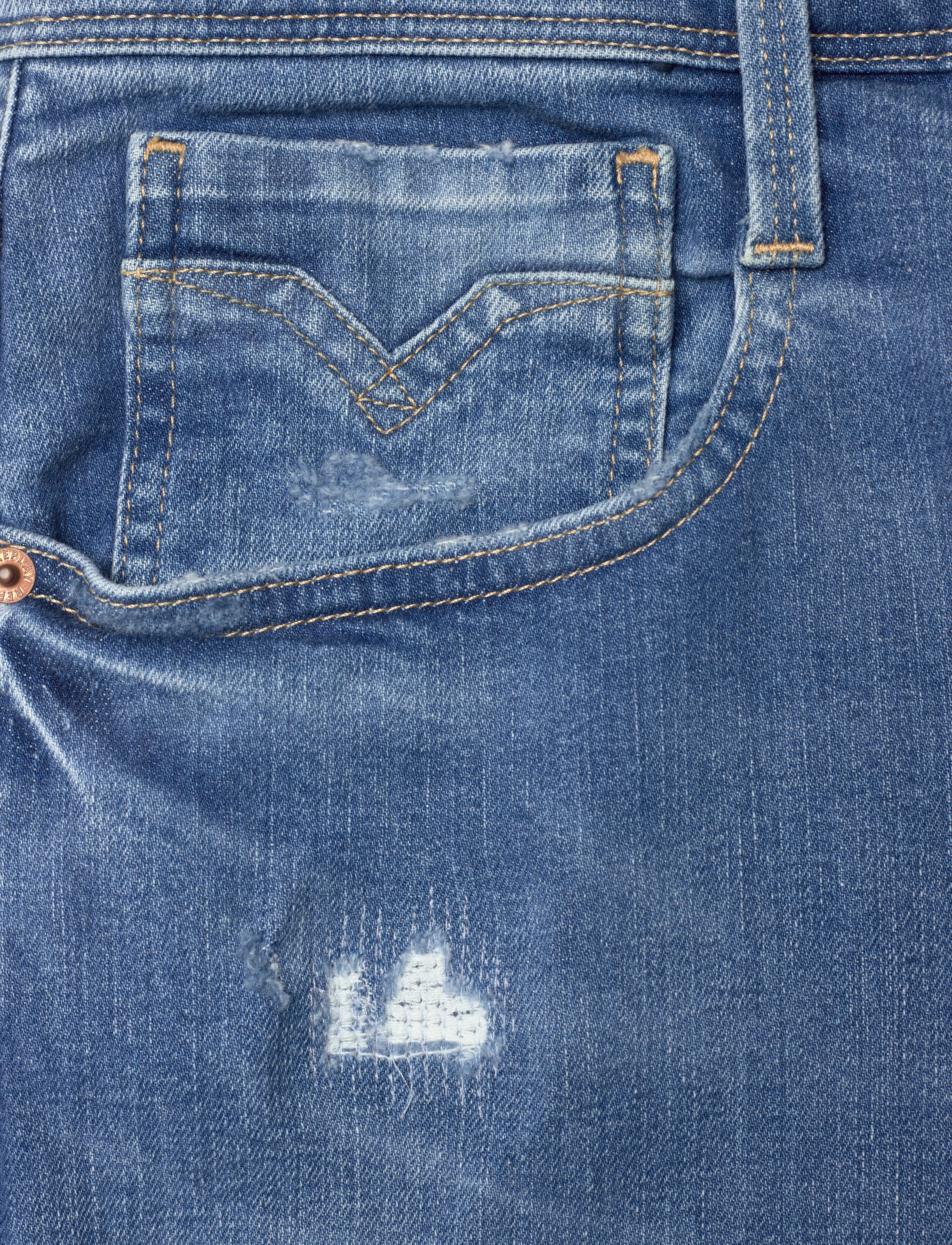 Replay - ANBASS Trousers SLIM 573 ECO PLUS - blue - 4