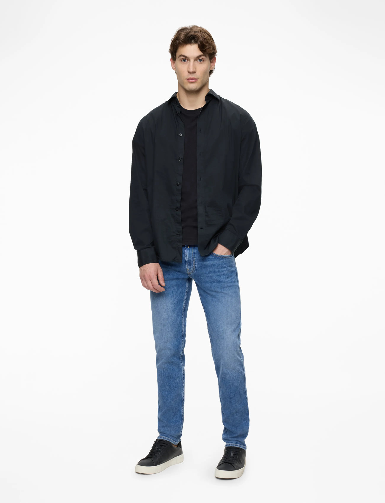 Replay - ANBASS Trousers SLIM 573 ECO PLUS - skinny jeans - blue - 2