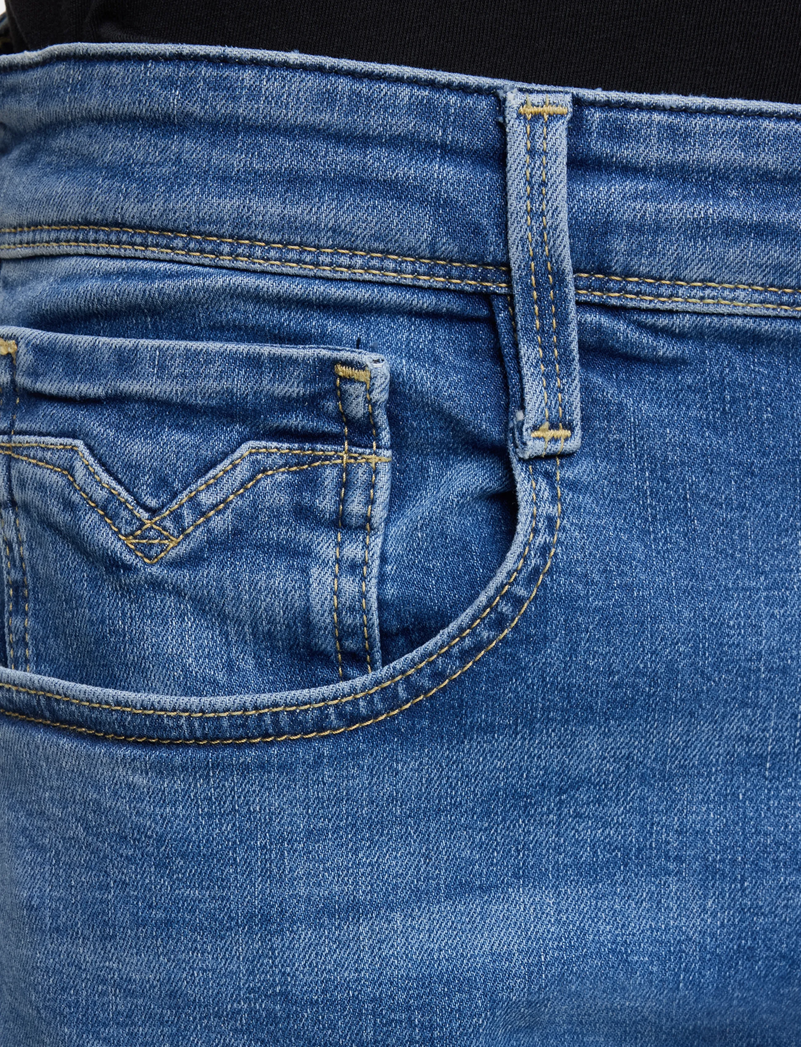 Replay - ANBASS Trousers SLIM 573 ECO PLUS - liibuvad teksad - blue - 5