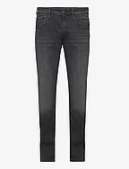 ANBASS Trousers SLIM 573 ONLINE - BLACK