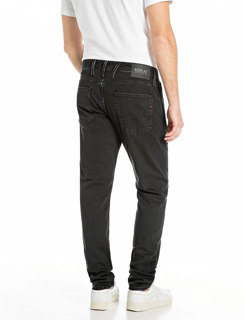 Replay - ANBASS Trousers SLIM 573 ECO PLUS - slim jeans - black - 3