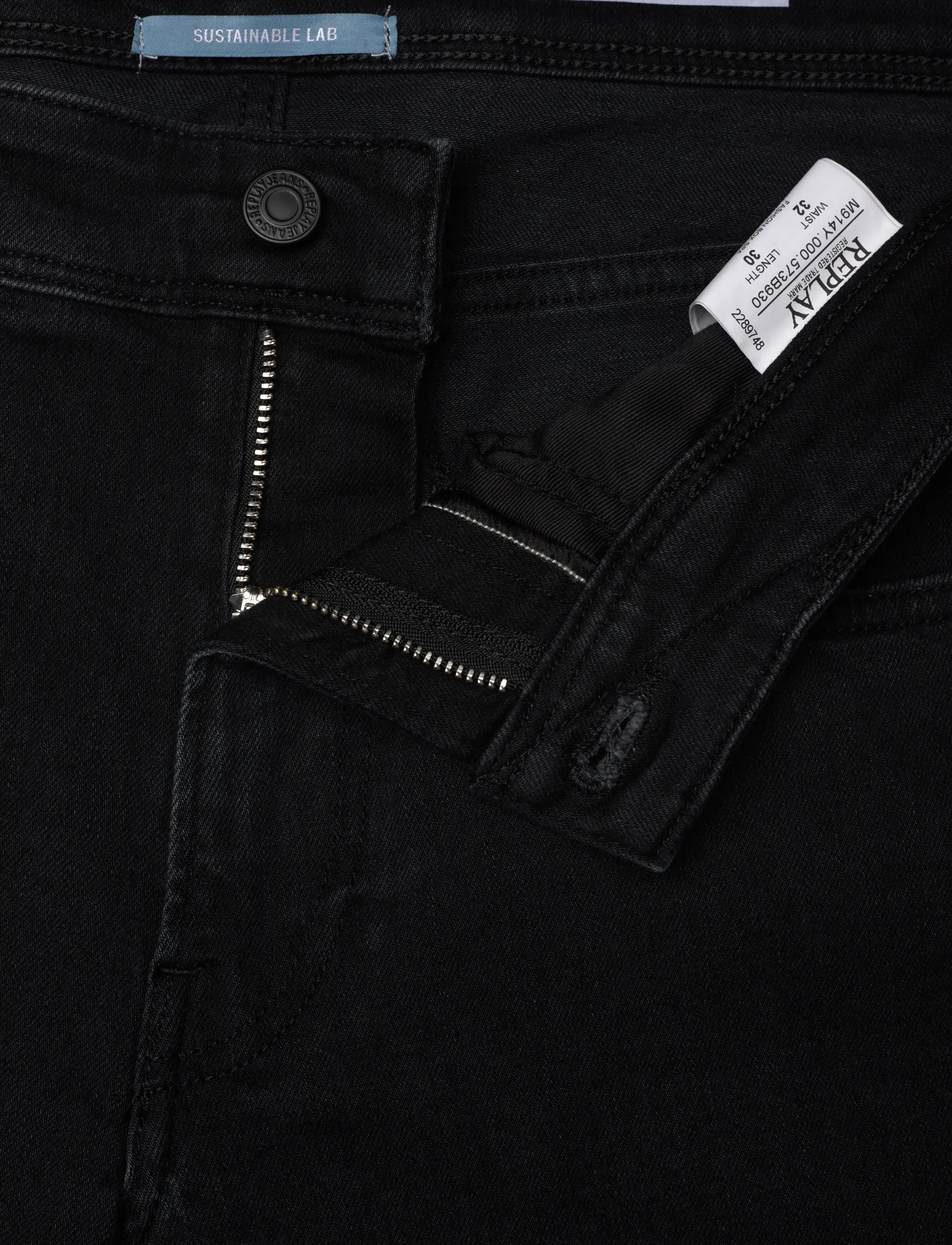 Replay - ANBASS Trousers SLIM 573 ECO PLUS - slim jeans - black - 5