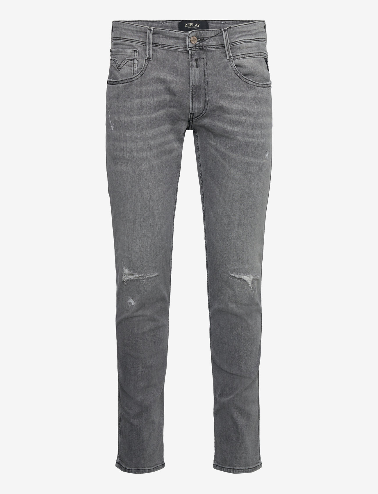 Replay - ANBASS Trousers SLIM 573 ECO PLUS - slim jeans - grey - 0