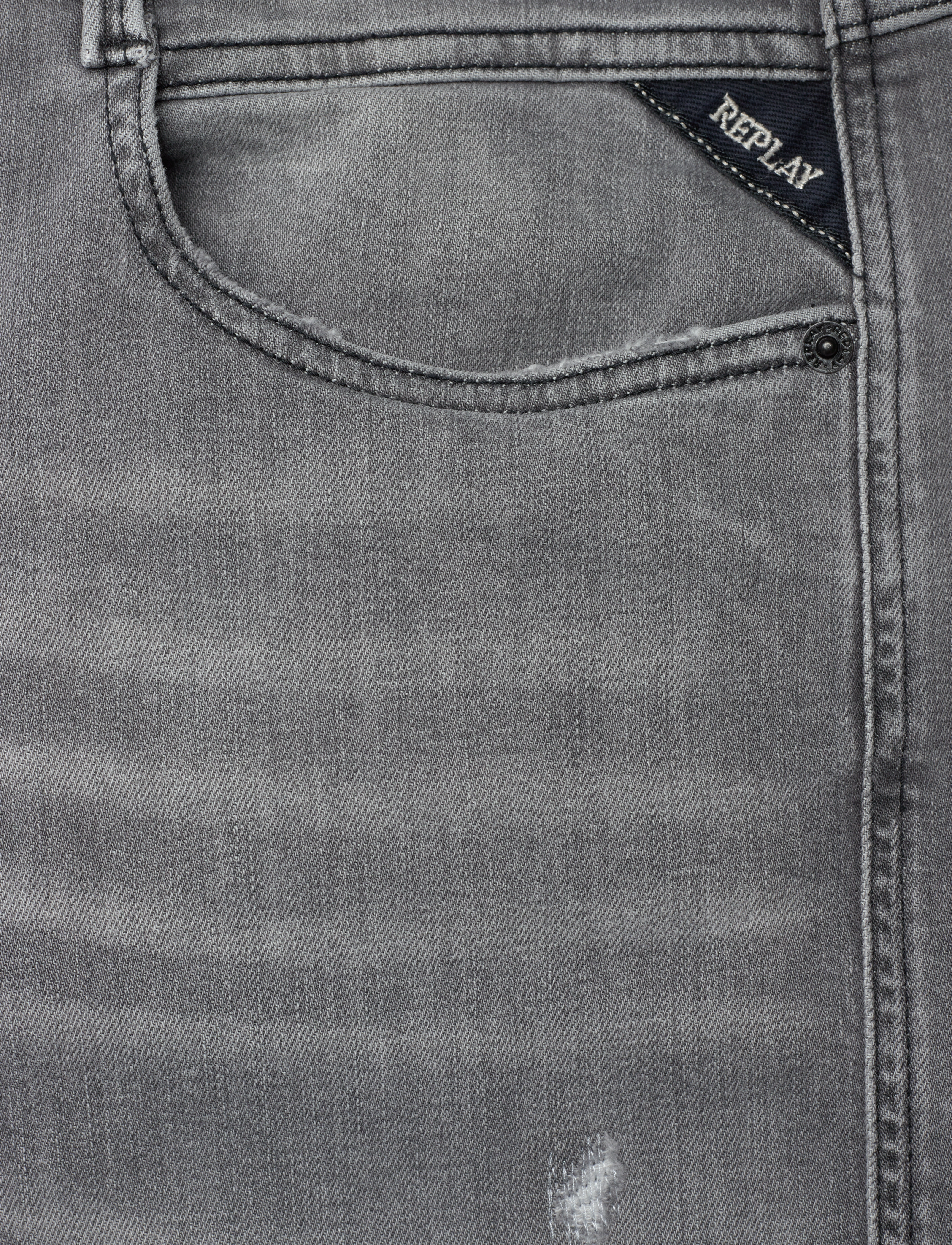Replay - ANBASS Trousers SLIM 573 ECO PLUS - grey - 3