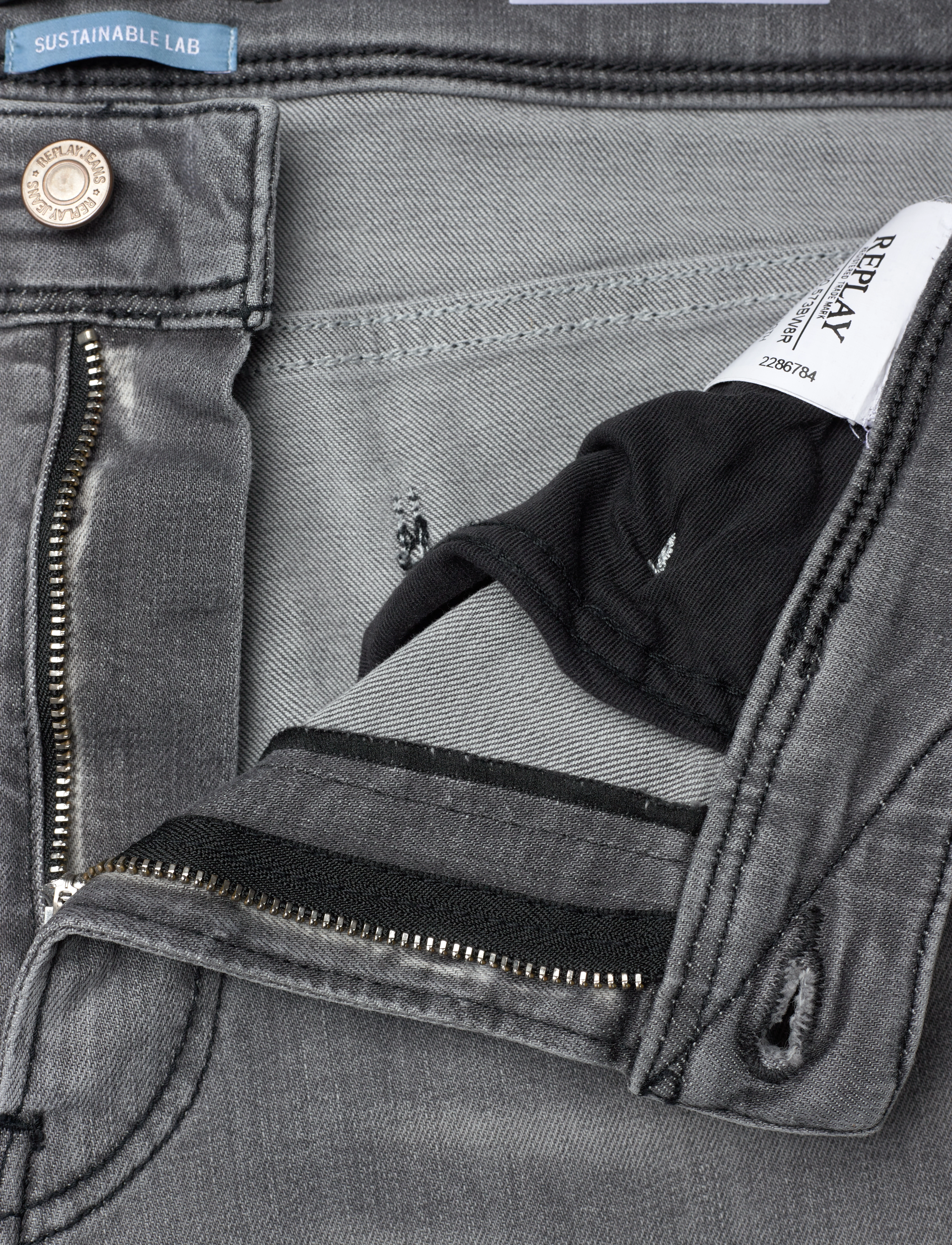 Replay - ANBASS Trousers SLIM 573 ECO PLUS - grey - 4