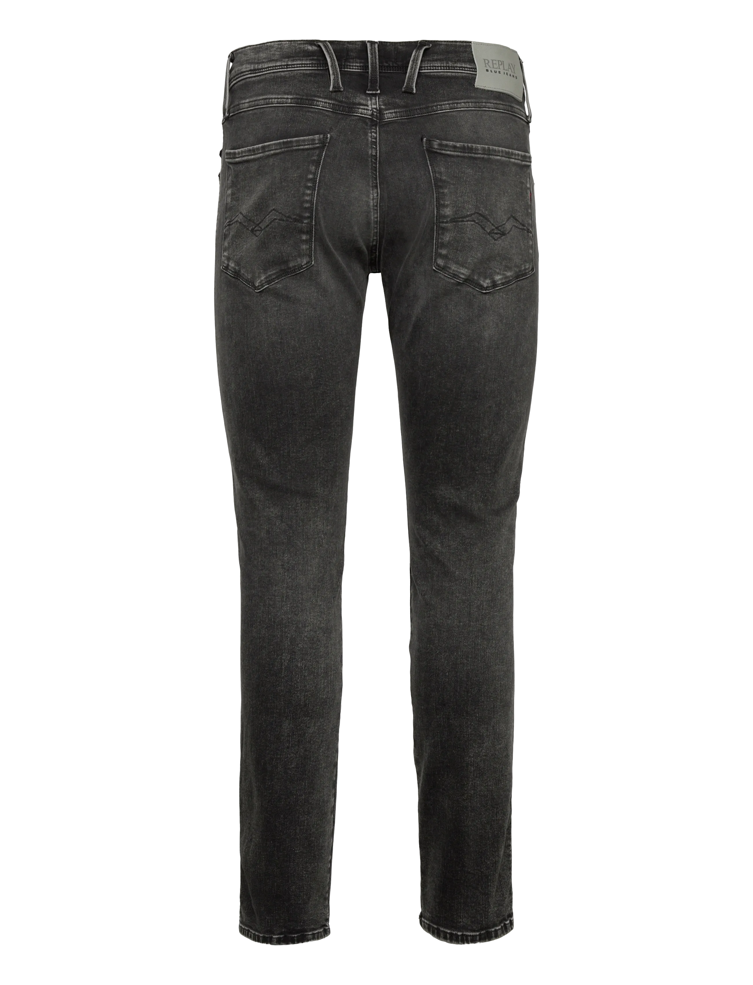 Replay - ANBASS Trousers SLIM HYPERFLEX ORIGINAL - tavalised teksad - dark grey - 2
