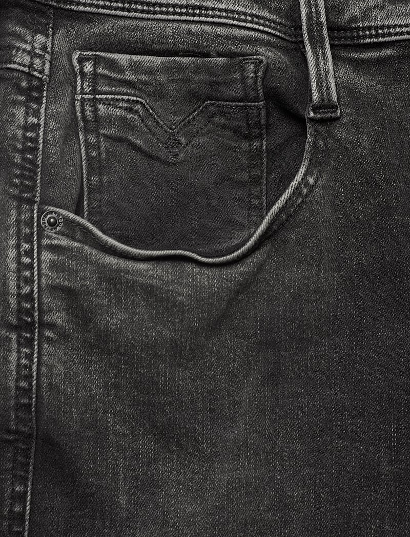 Replay - ANBASS Trousers SLIM HYPERFLEX ORIGINAL - regular jeans - dark grey - 5