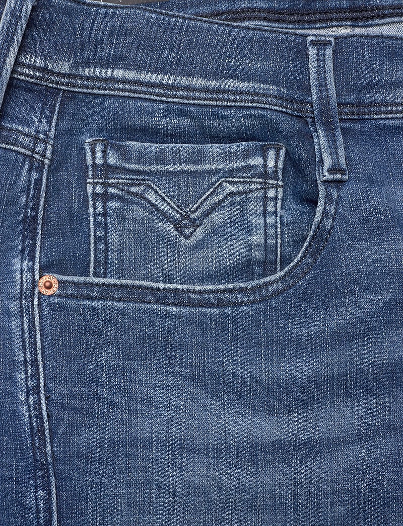 Replay - ANBASS Trousers SLIM Hyperflex Matrix - slim fit jeans - medium blue - 4