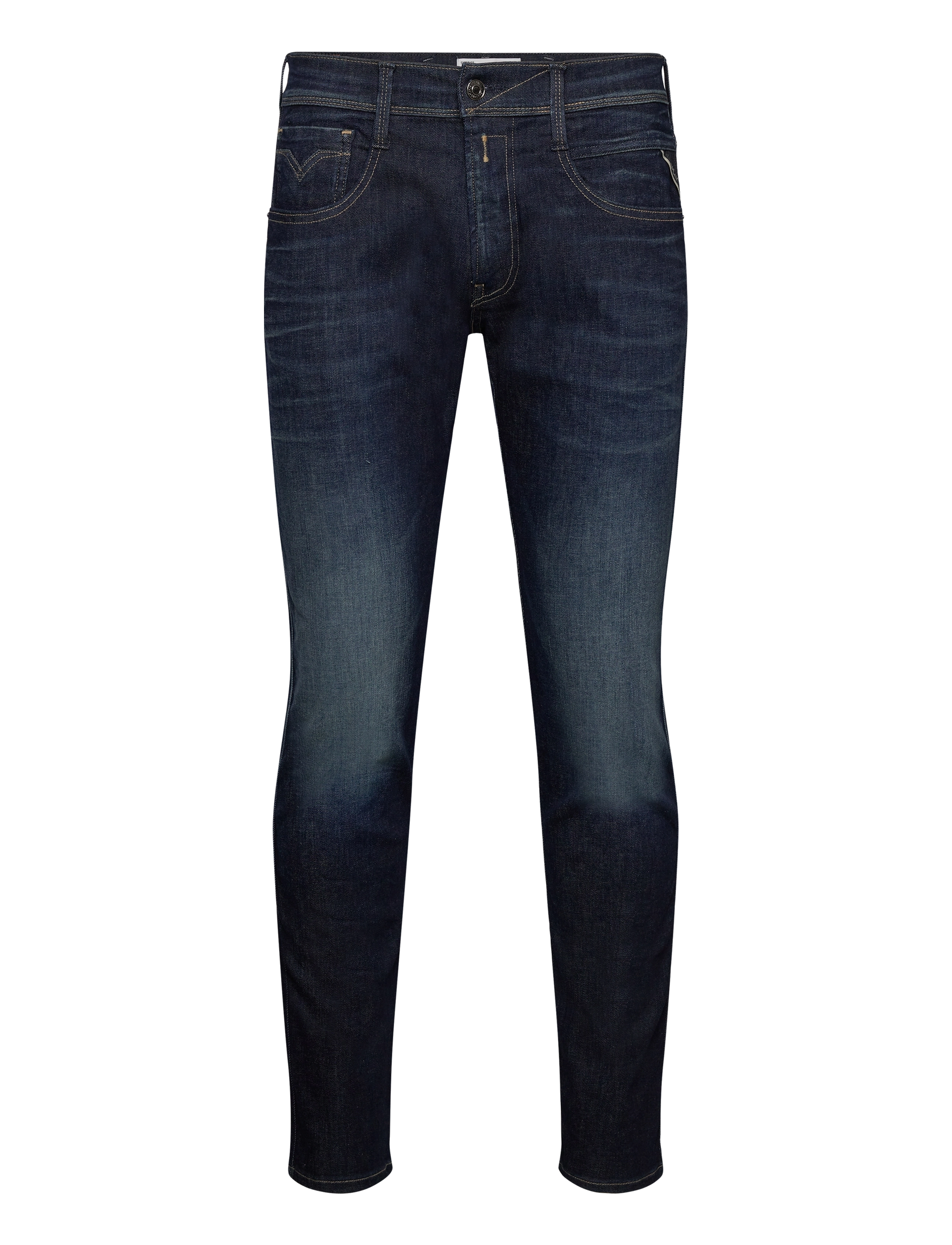 Replay Anbass Trousers Slim Hyperflex Dust, 32 x 32, Jeans, Blau - Slim, Männerswear