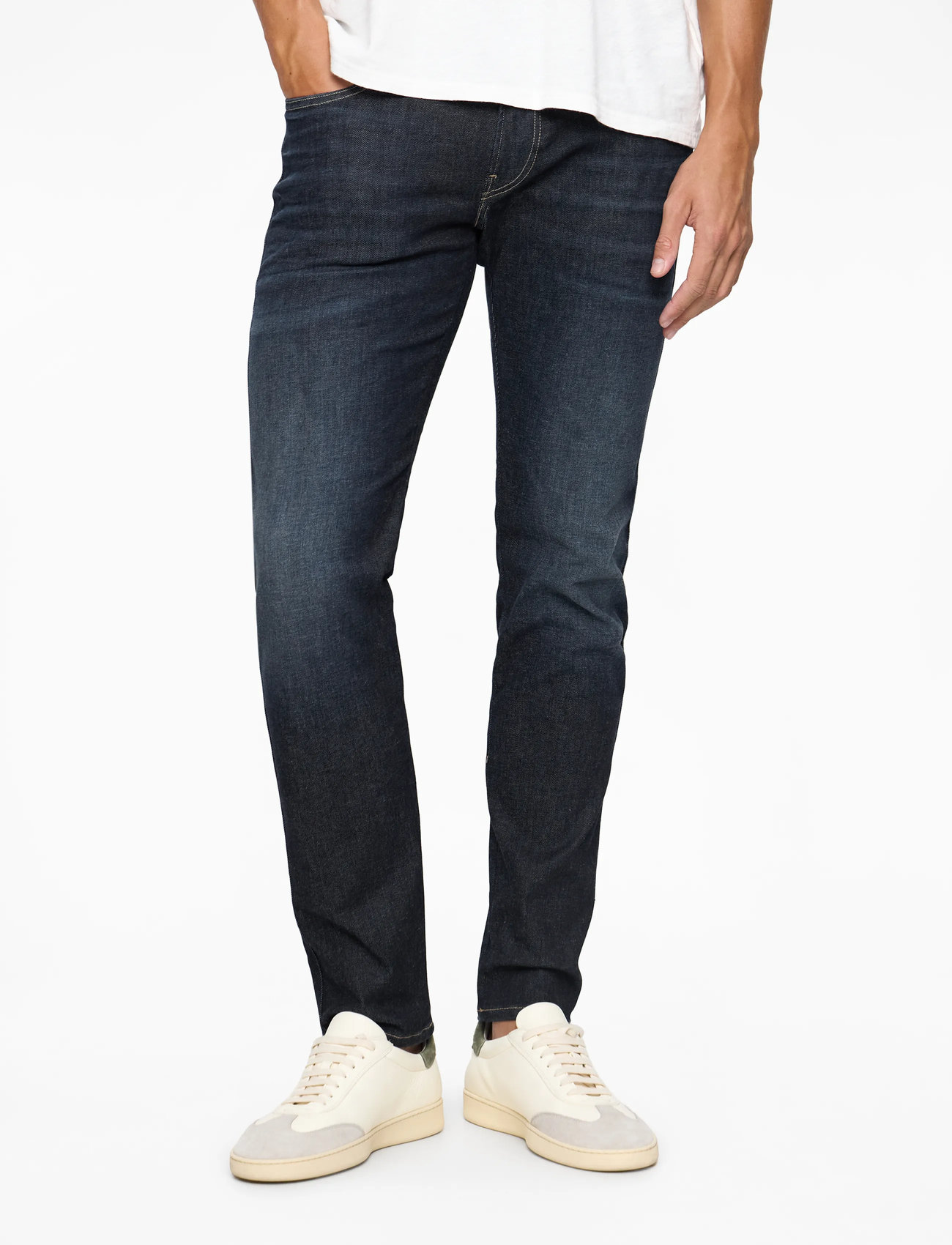 Replay - ANBASS Trousers SLIM Hyperflex Dust - bukser & jeans - blue - 0