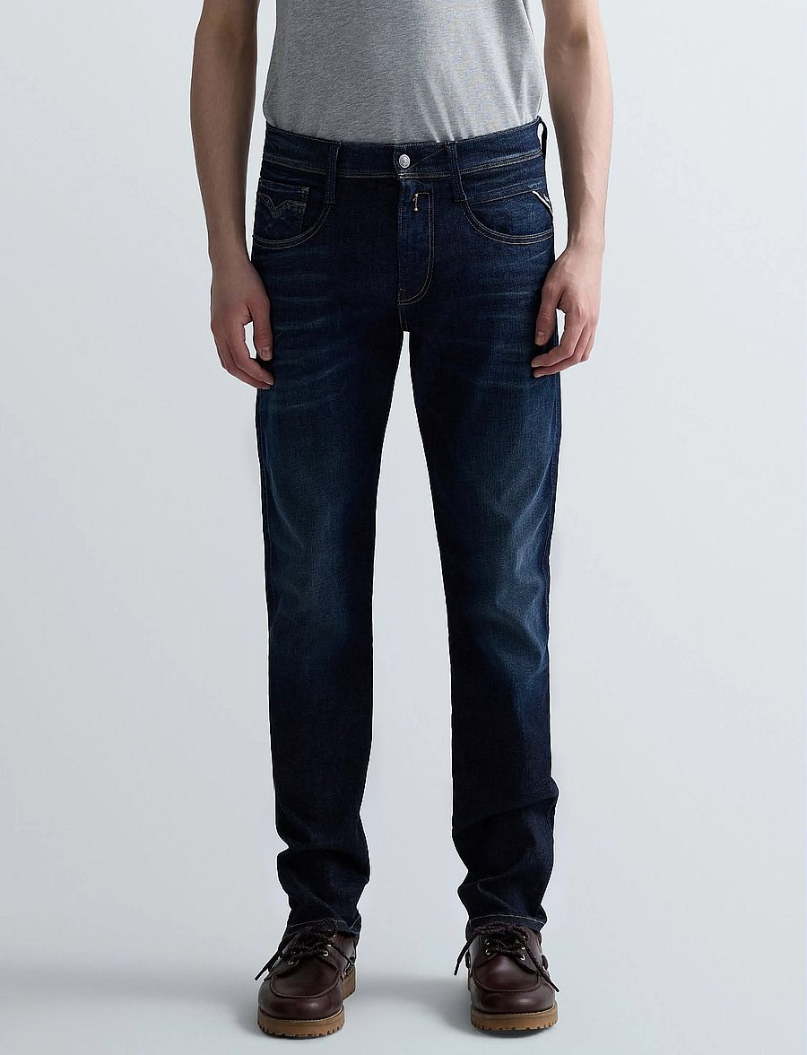 Replay - ANBASS Trousers SLIM Hyperflex Dust - slim-fit jeans - blue - 3
