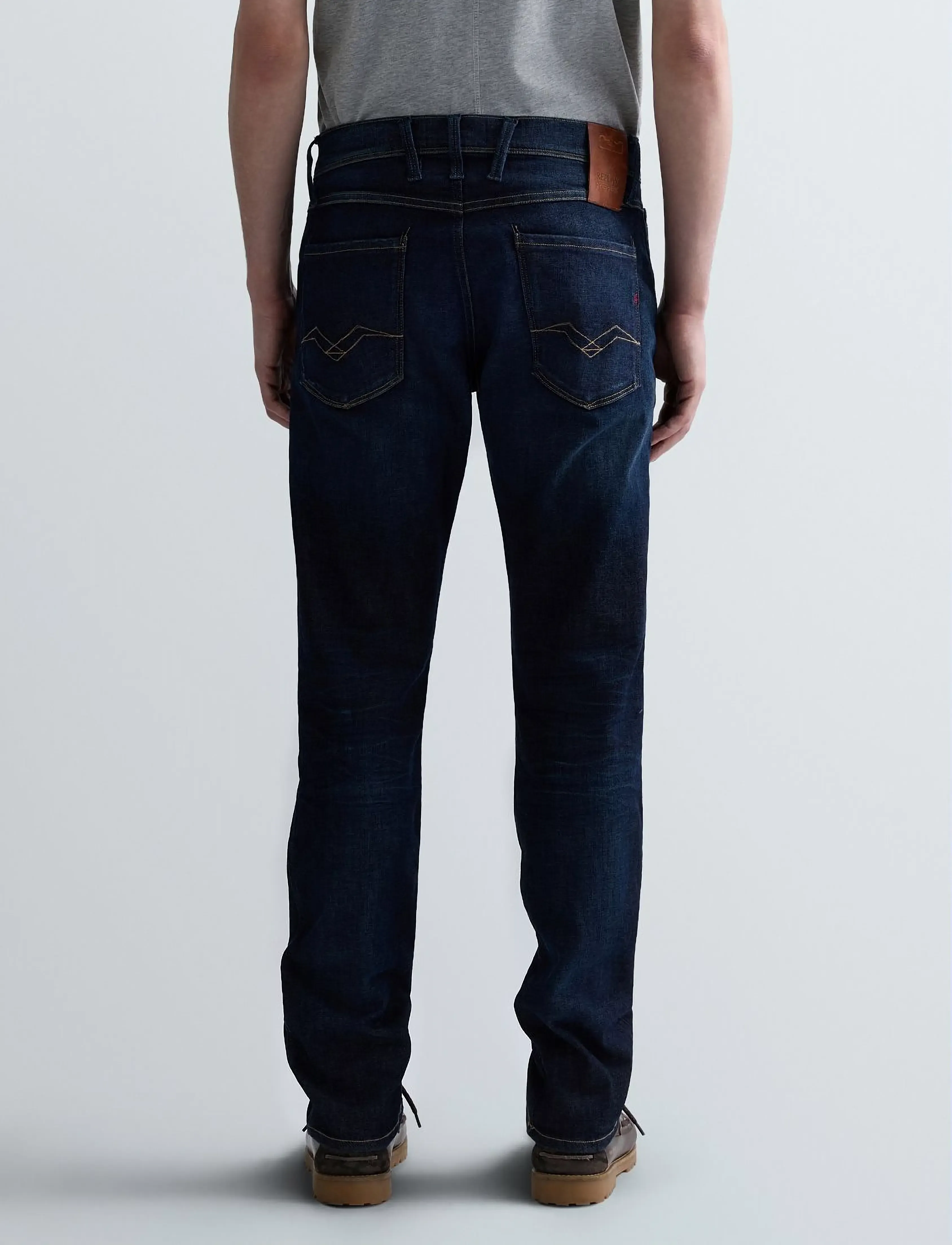 Replay - ANBASS Trousers SLIM Hyperflex Dust - slim-fit jeans - blue - 4