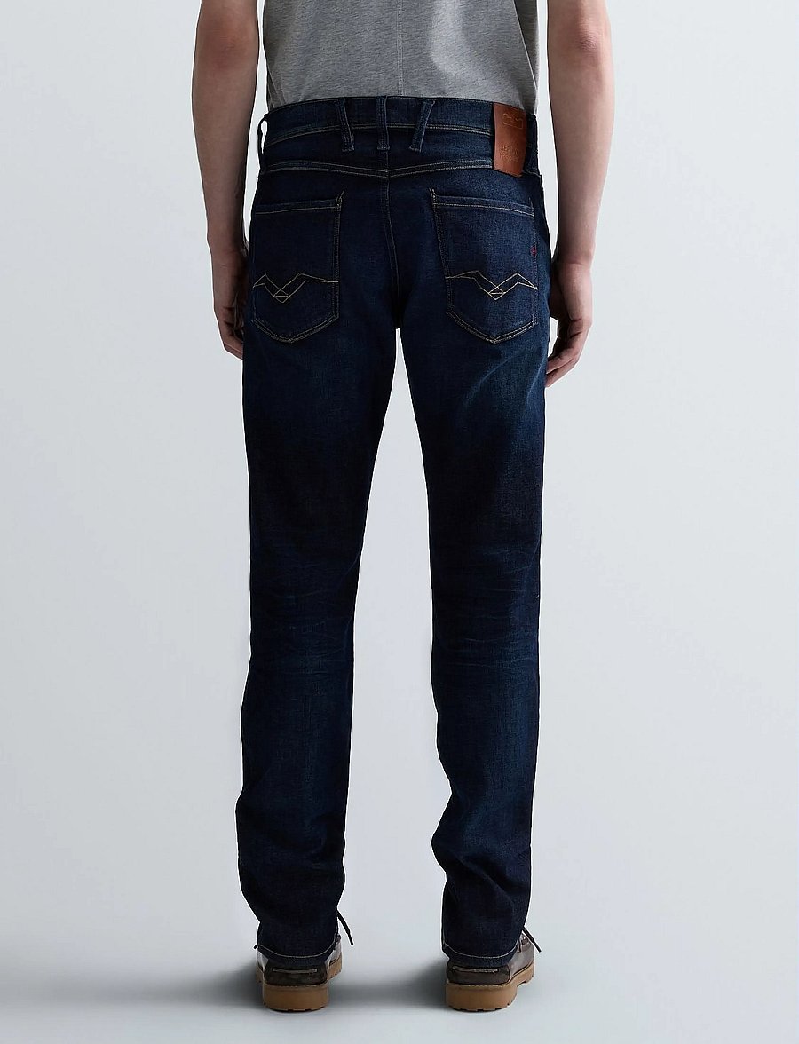 Replay - ANBASS Trousers SLIM Hyperflex Dust - slim-fit jeans - blue - 4