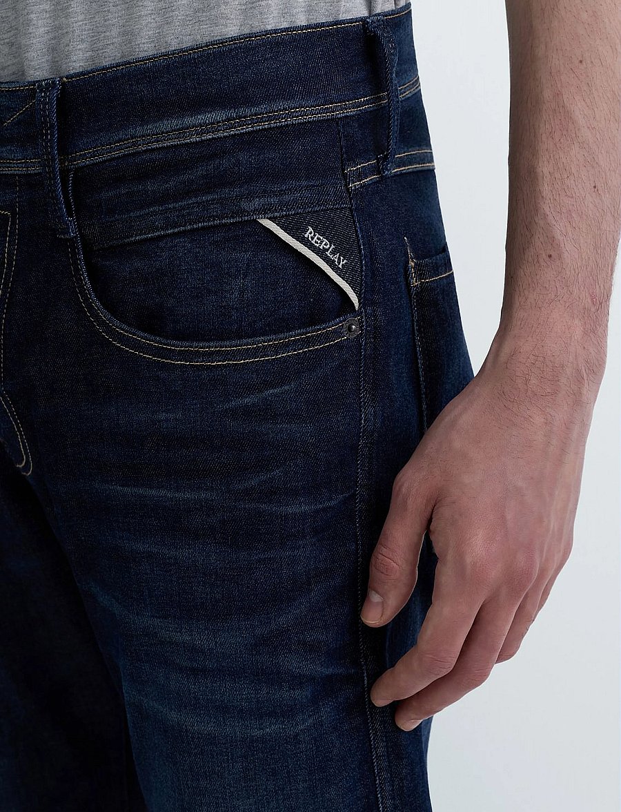 Replay - ANBASS Trousers SLIM Hyperflex Dust - slim-fit jeans - blue - 5