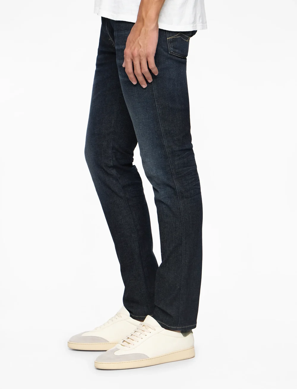 Replay - ANBASS Trousers SLIM Hyperflex Dust - slim jeans - dark blue - 3