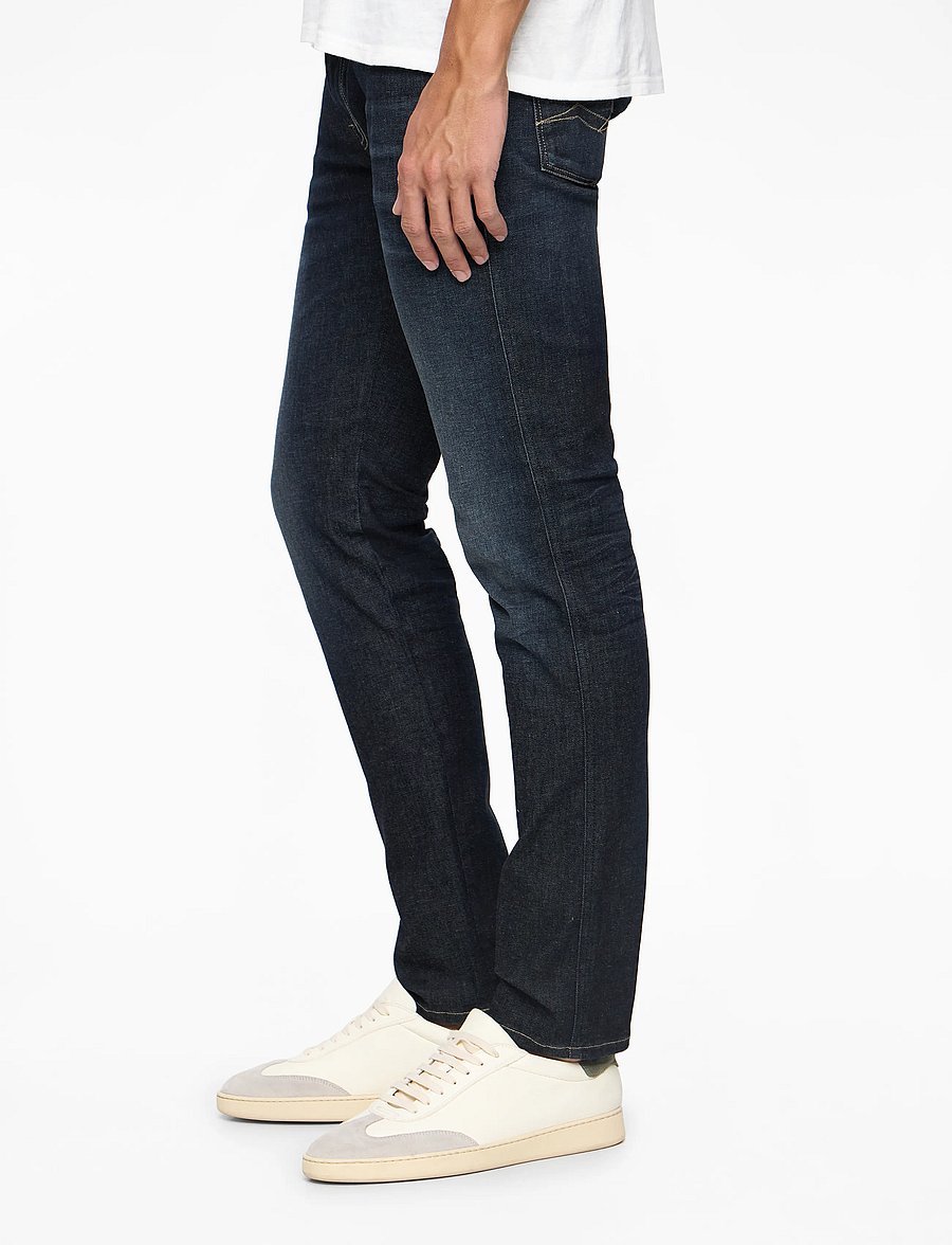 Replay - ANBASS Trousers SLIM Hyperflex Dust - slim-fit jeans - dark blue - 3
