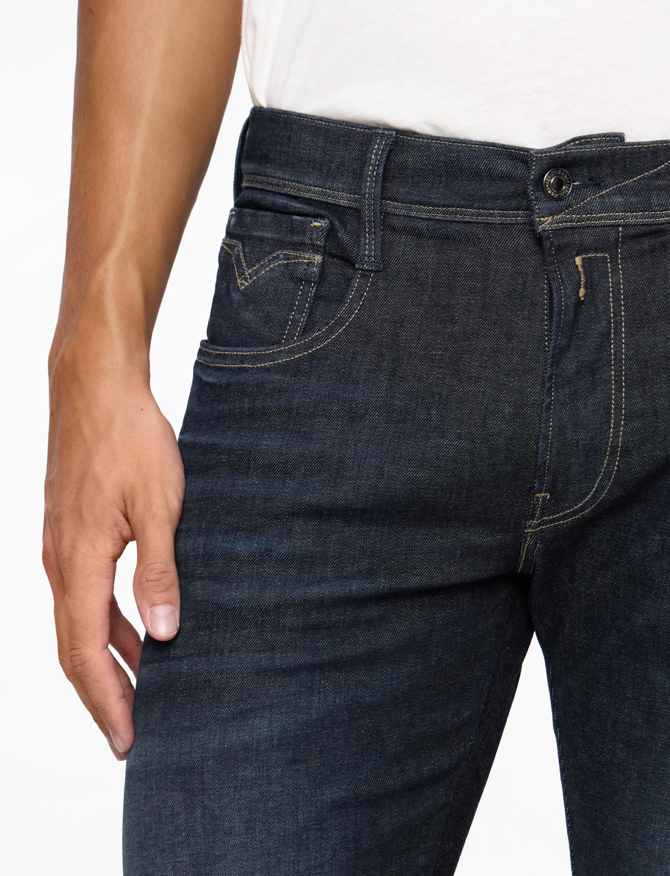 Anbass Trousers Slim Hyperflex Dust 7