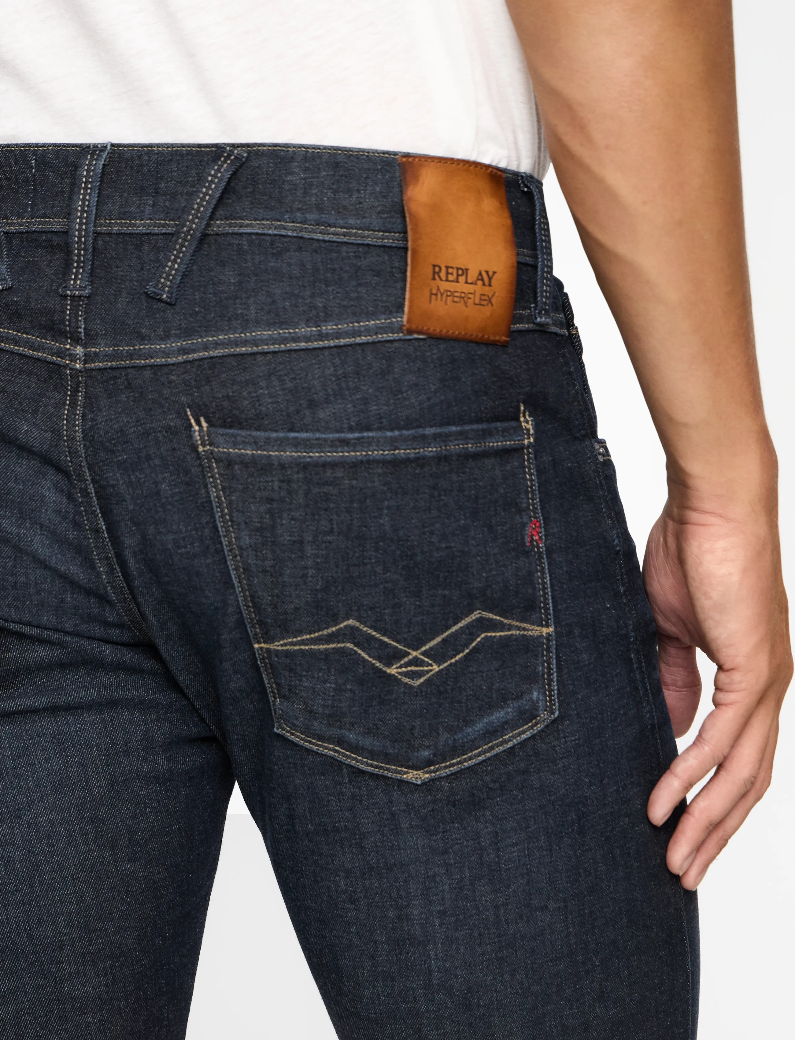 Anbass Trousers Slim Hyperflex Dust 8